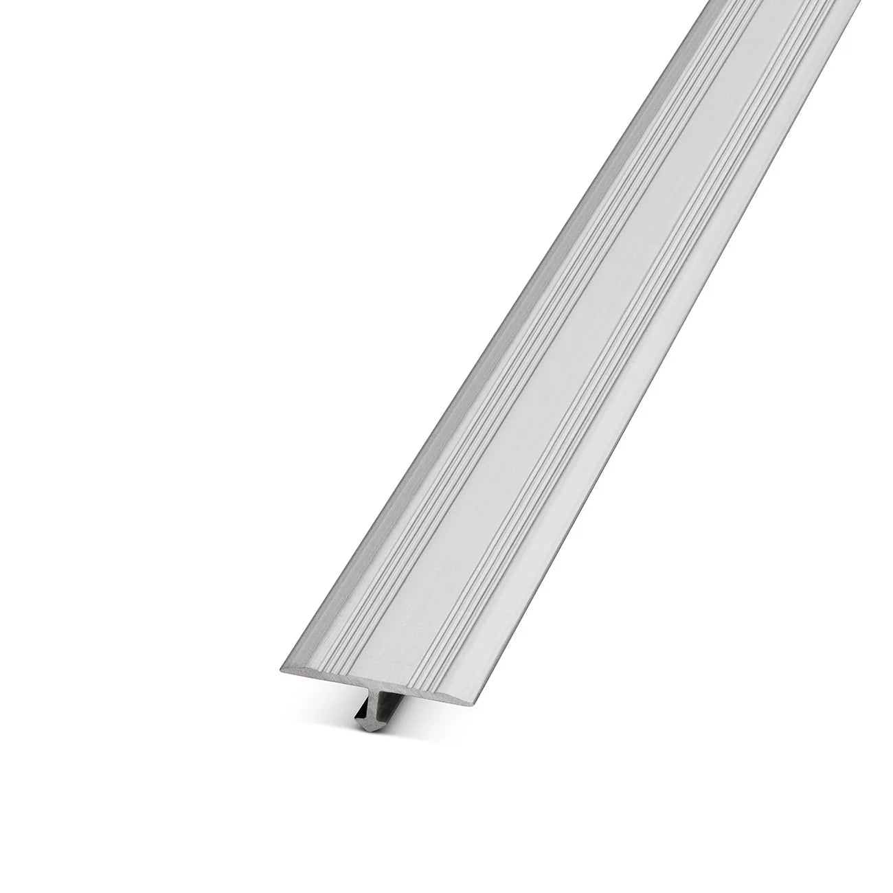Perfil de Transición Aluminio Cromo Mate 20x8x2000 mm