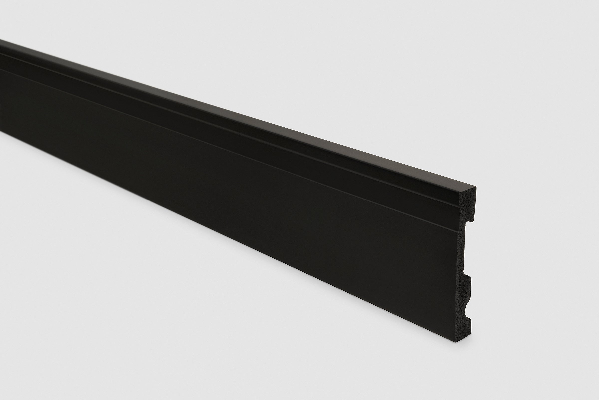 Guardapolvo EPS Extra Line 15x100x2400 mm Negro Mate