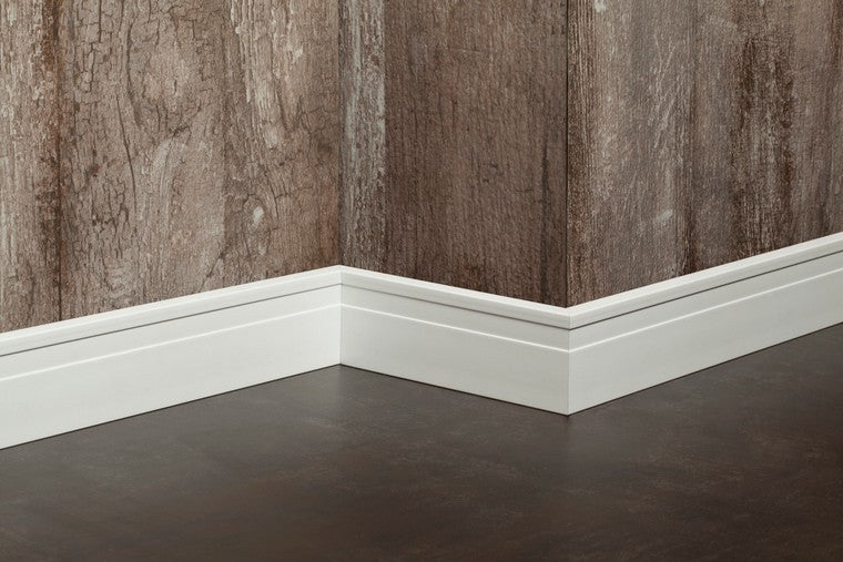 Guardapolvo EPS Line 15x70x2400 mm Blanco Mate