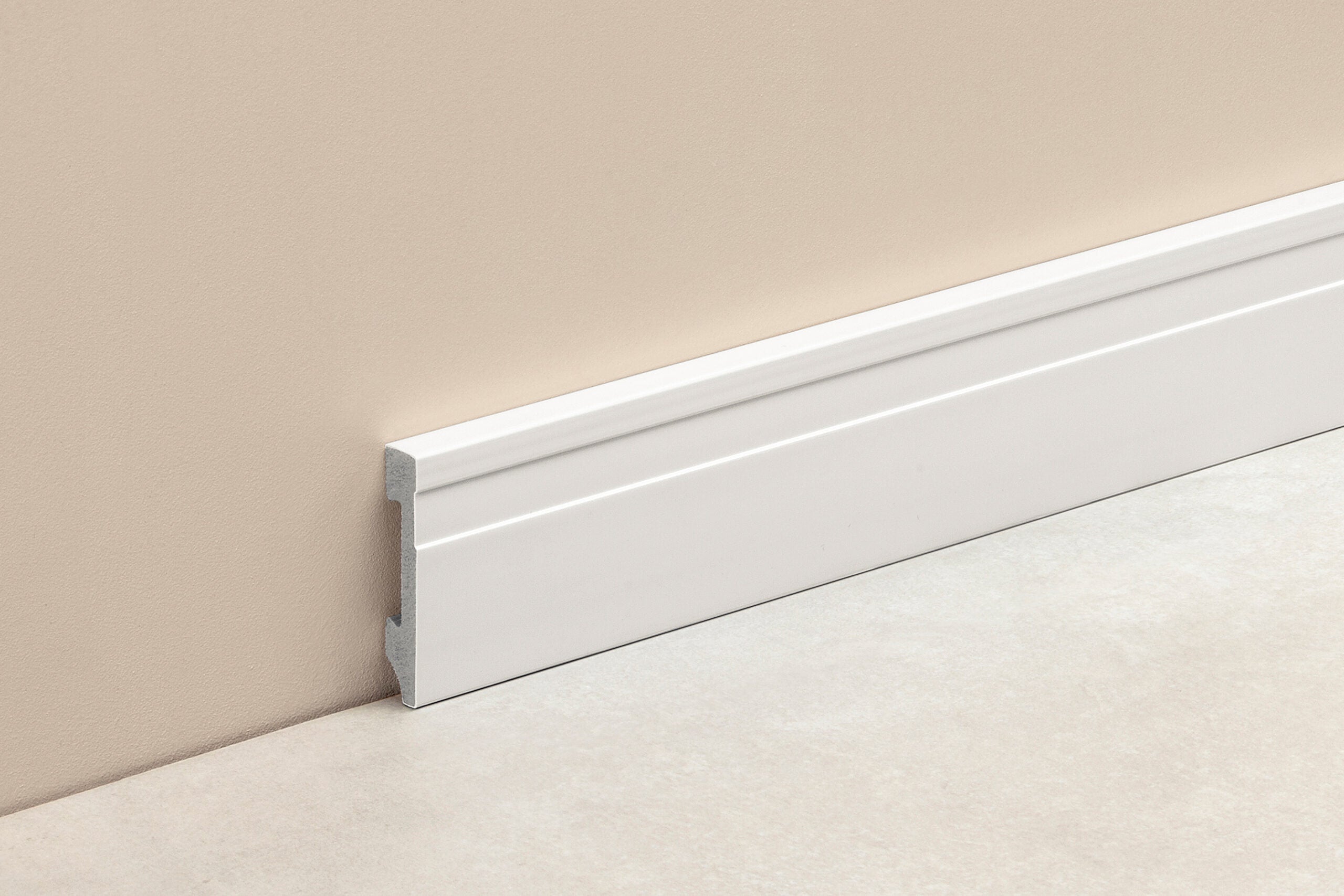 Guardapolvo EPS Line 15x70x2400 mm Blanco Mate