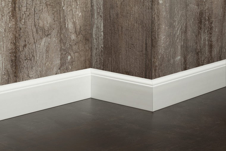 Guardapolvo EPS Curves 15x80x2400 mm Blanco Mate