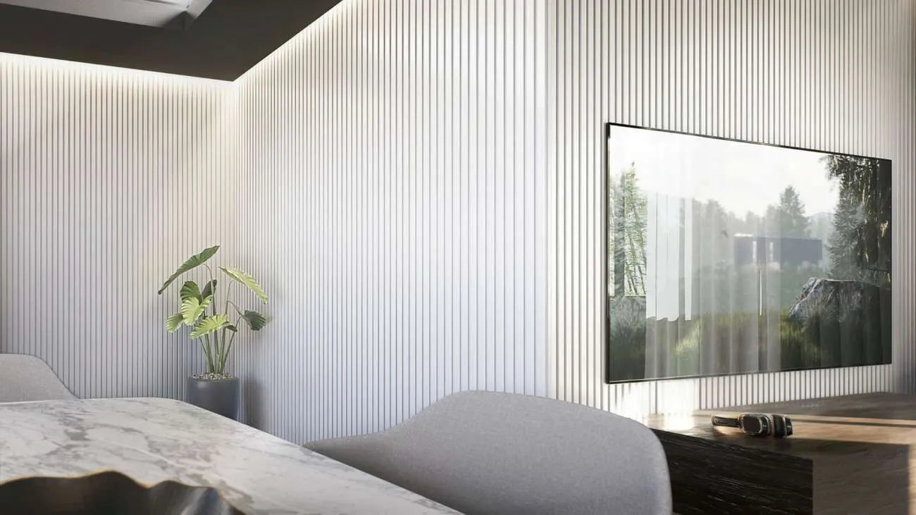 Wall Panel Slim Blanco Mate