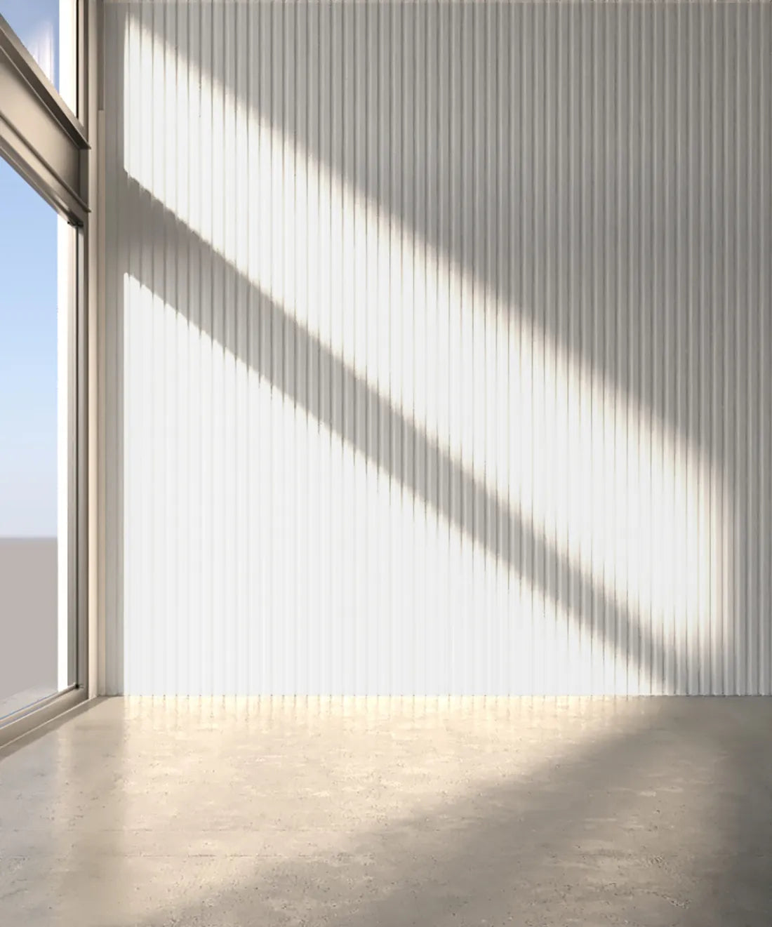 Wall Panel Slim Blanco Mate