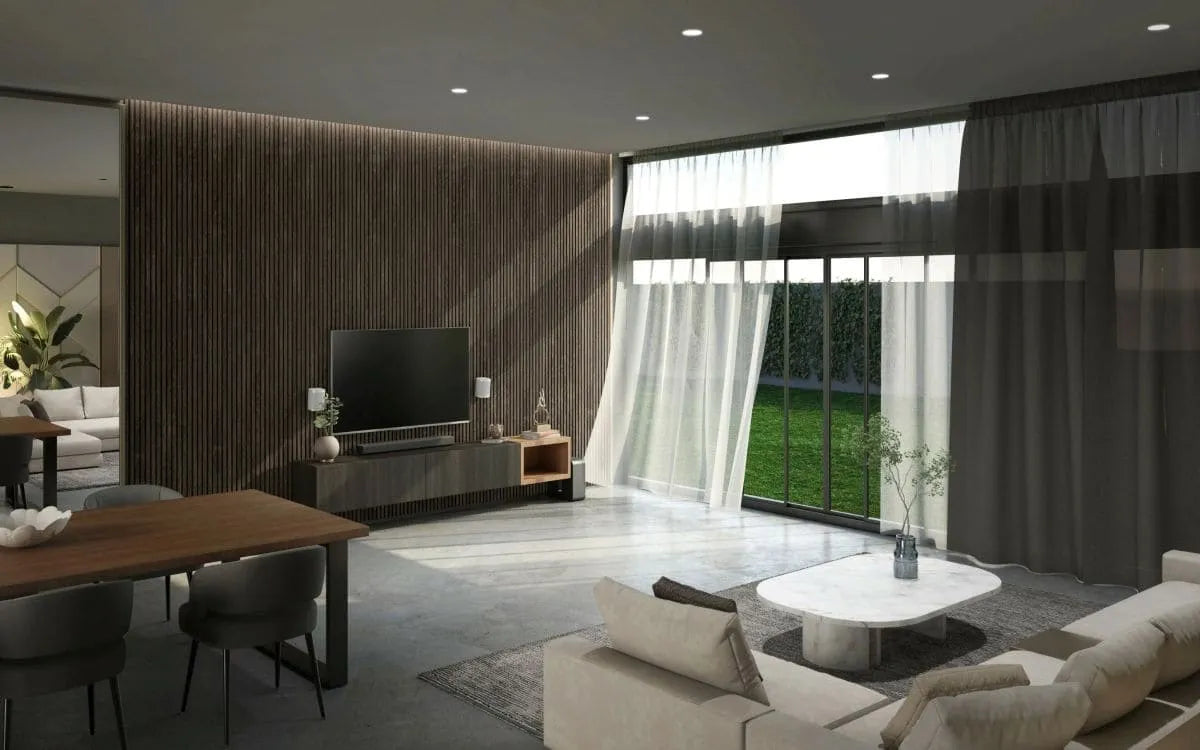 Wall Panel Slim Roble Oscuro