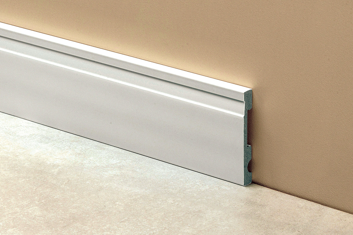 Guardapolvo EPS Extra Line 15x100x2400 mm Blanco Mate
