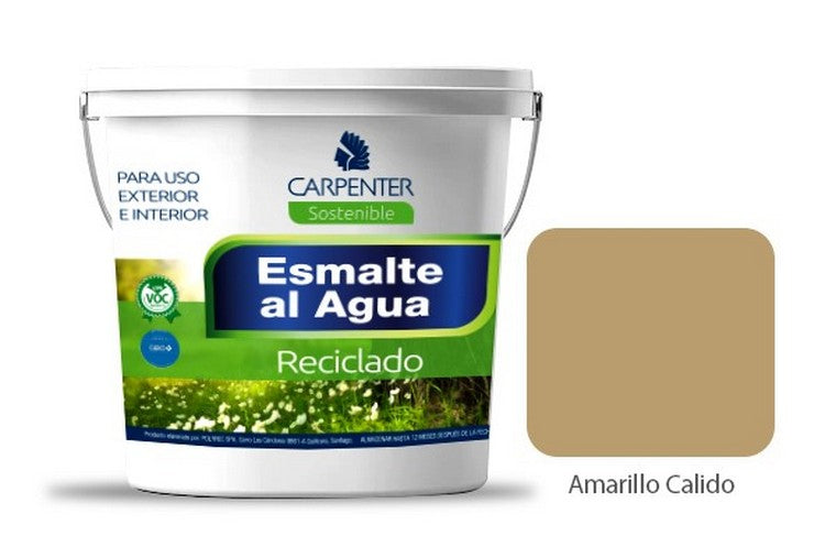 Pintura Reciclada Color Amarillo Calido (Galon)