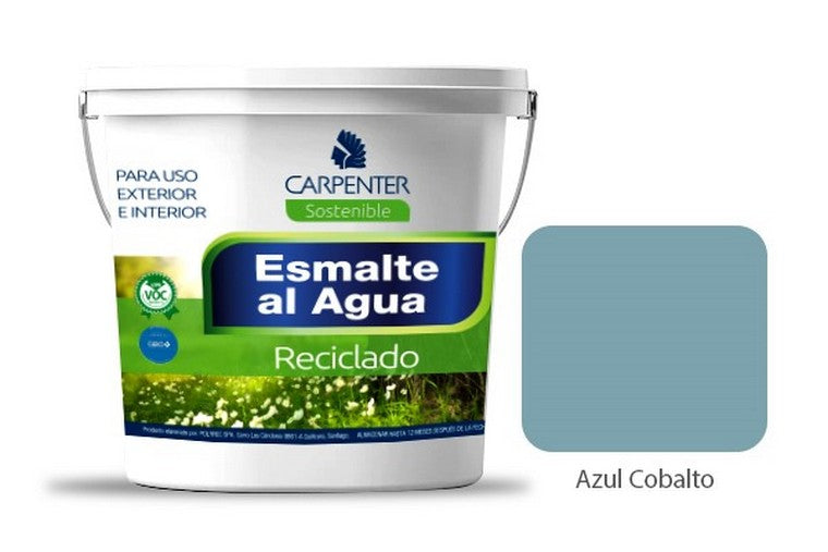 Pintura Reciclada Color Azul Cobalto (Galon)
