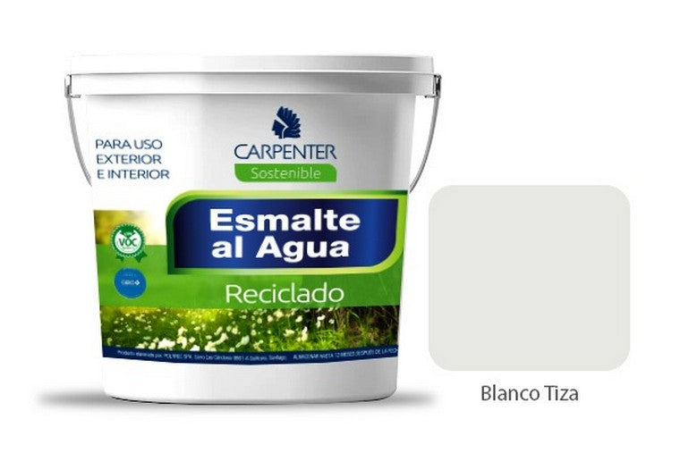 Pintura Reciclada Color Blanco Tiza (Galon)