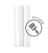 Wall Panel Wide Blanco Mate