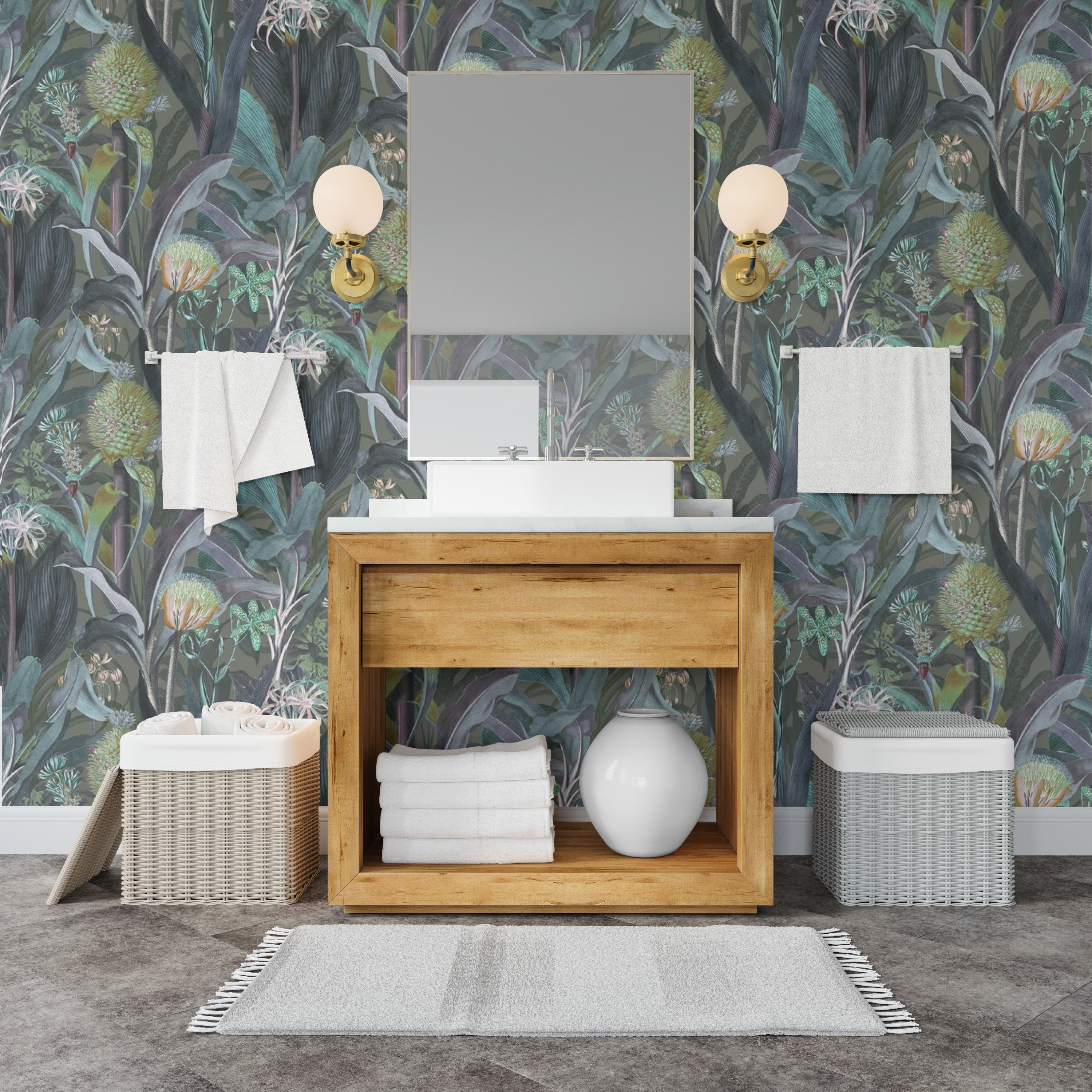 Papel Mural - Blooming Pineapple - 97600