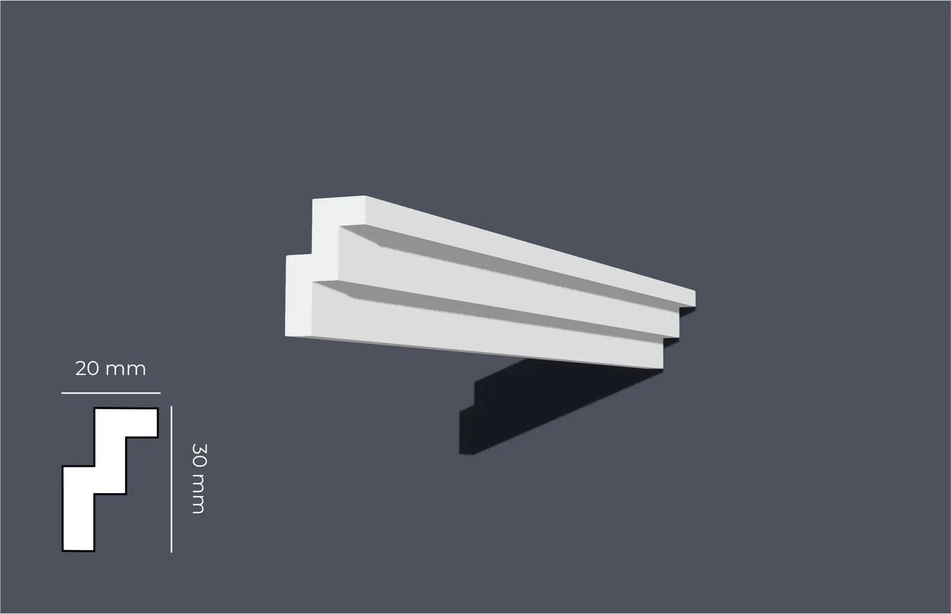 Moldura de Techo CRP 003