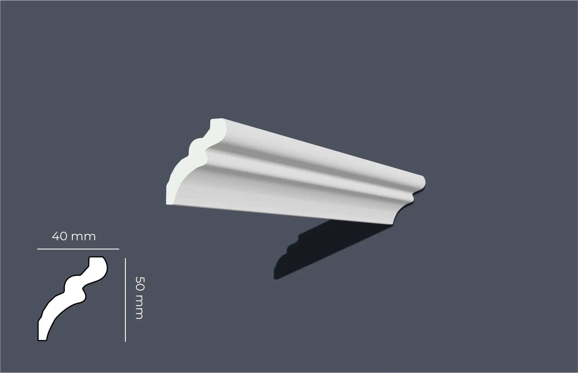 Moldura de Techo CRP 005