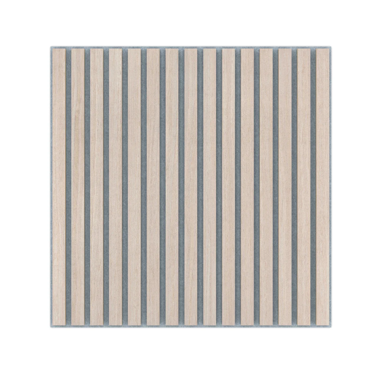 Panel Acustico 60x60 Ceniza / PET Gris