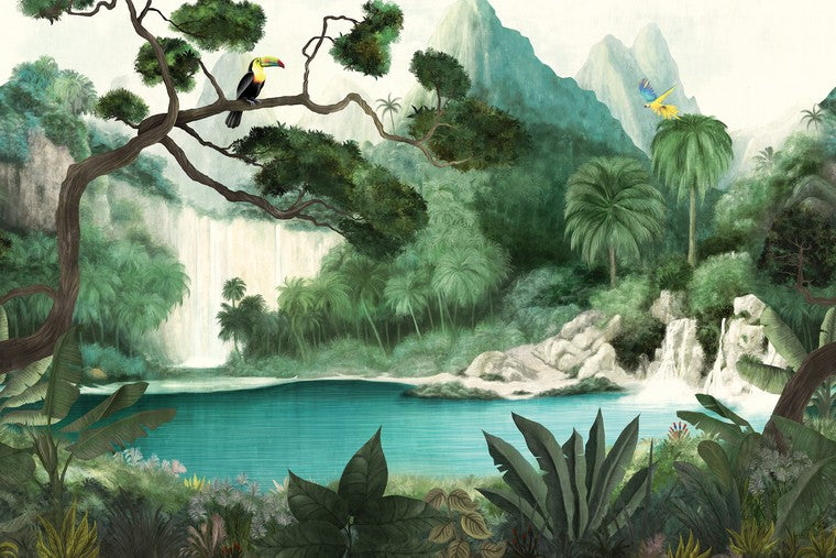 Papel Mural - Toucan Azur - DG4TOU102X