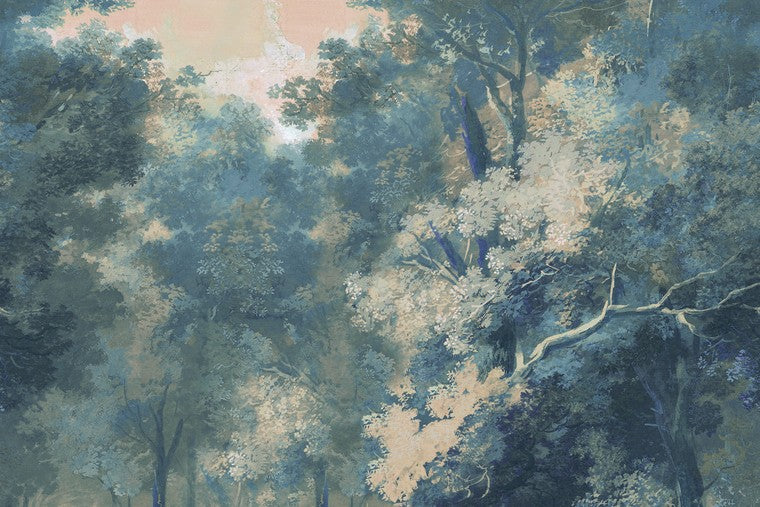 Papel Mural - Wood Blue - DG4WOO101X