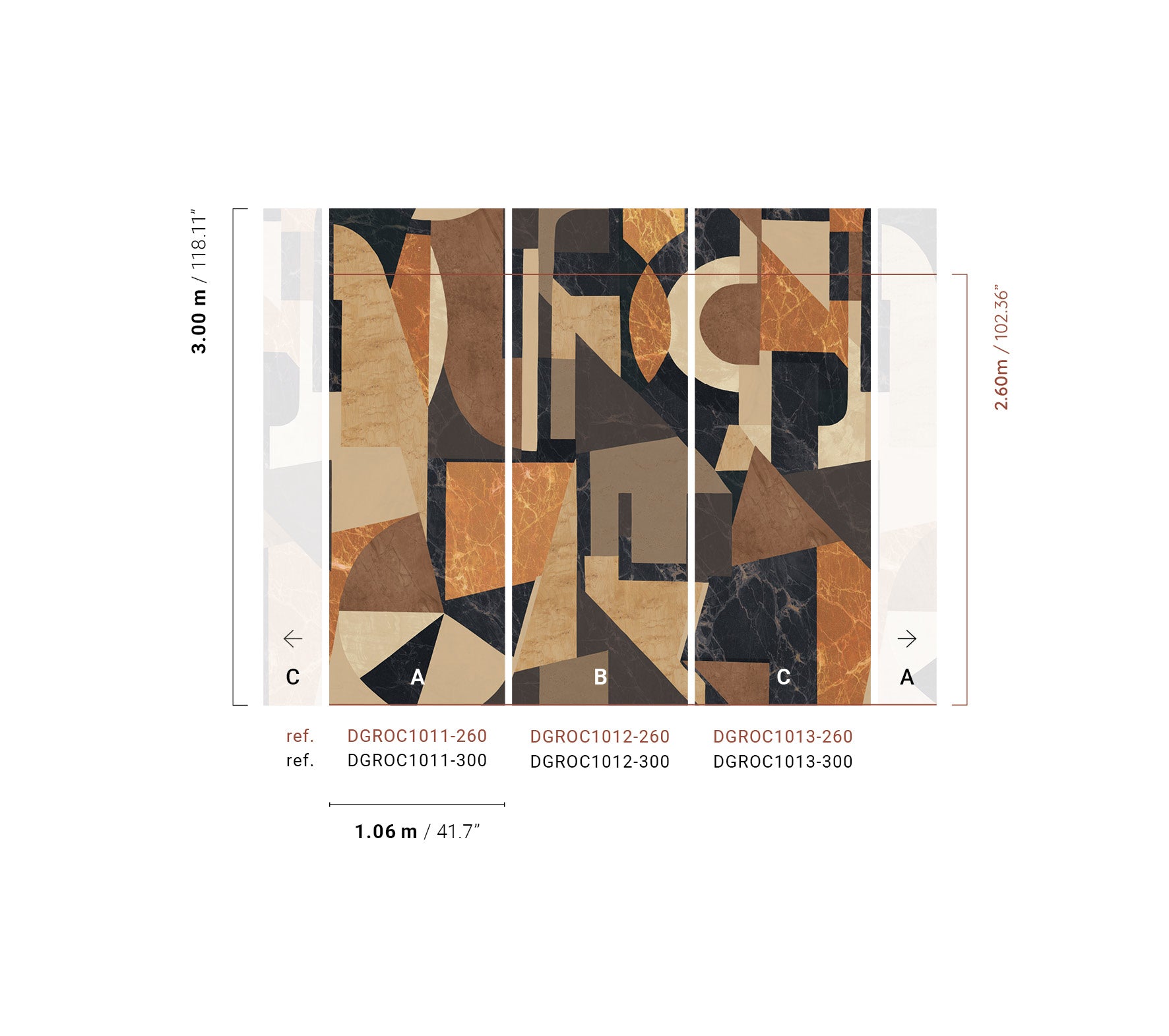 Papel Mural - Palazzi - DGROC 101X