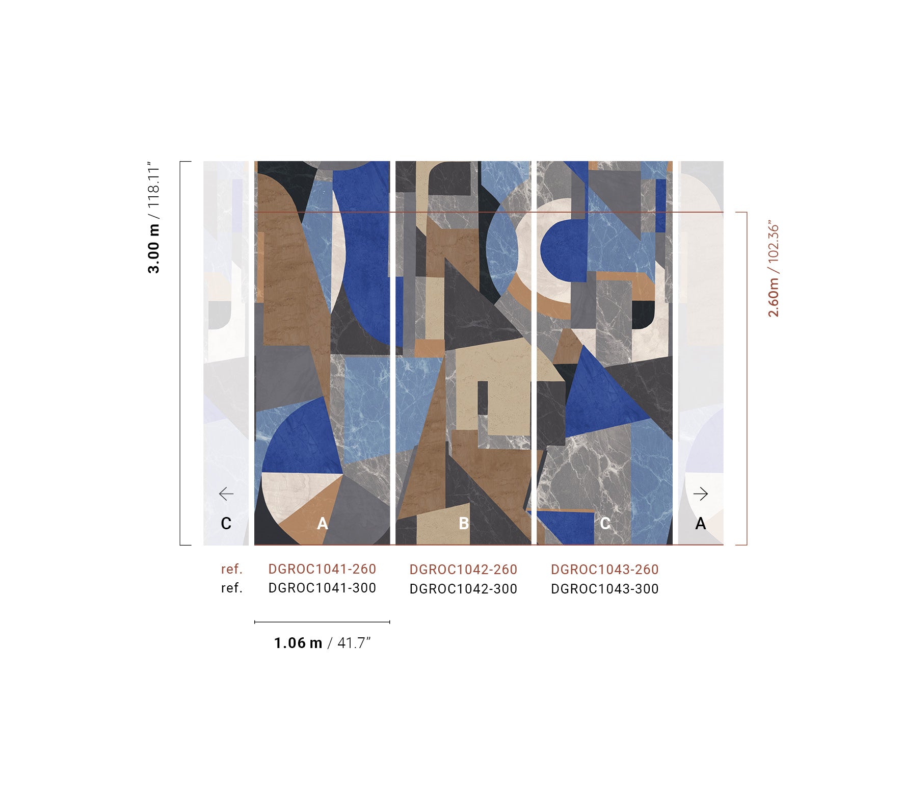 Papel Mural - Palazzi - DGROC 104X