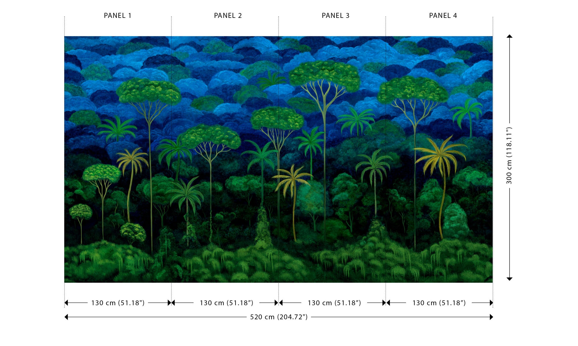 Papel Mural - Ciel Tropical - 97650