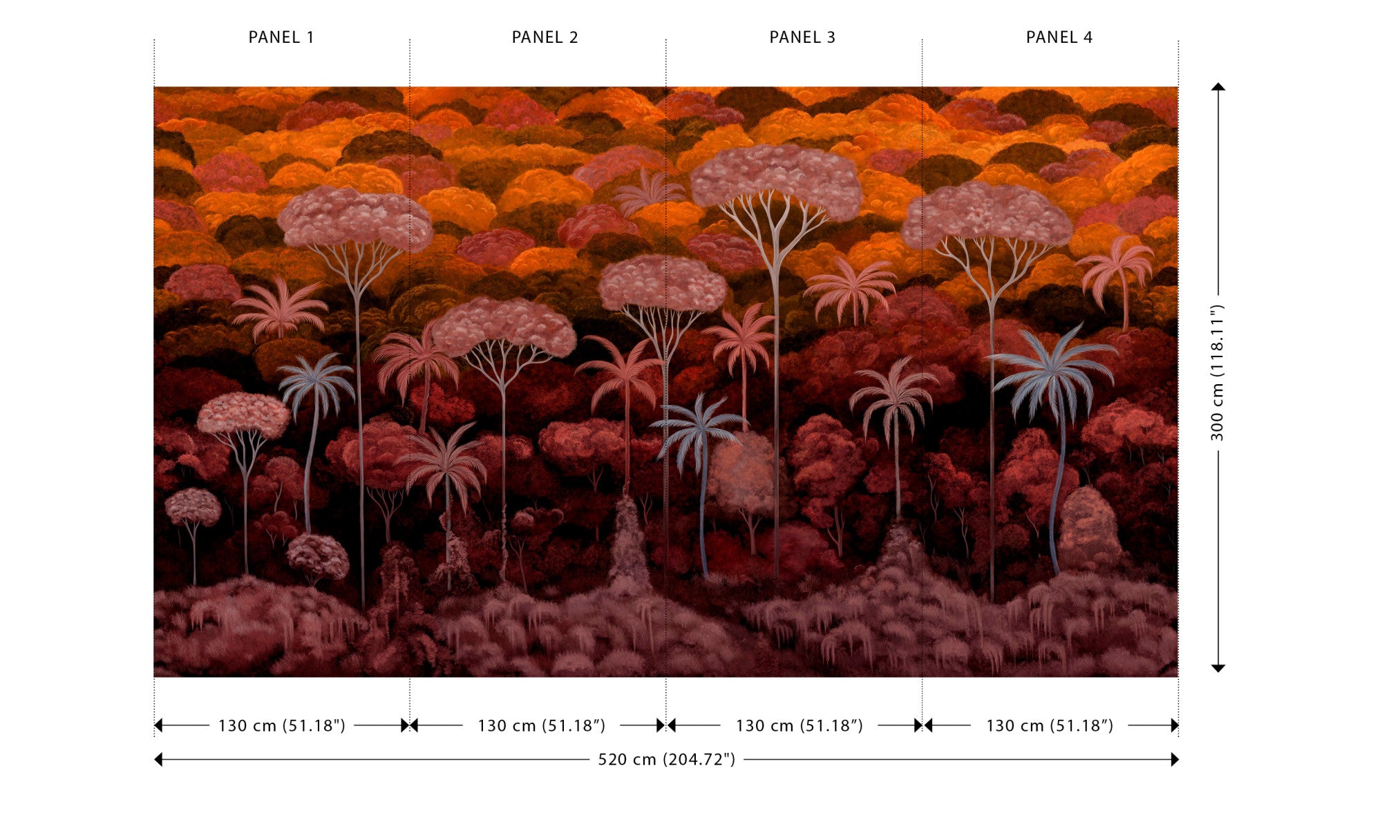 Papel Mural - Ciel Tropical - 97651