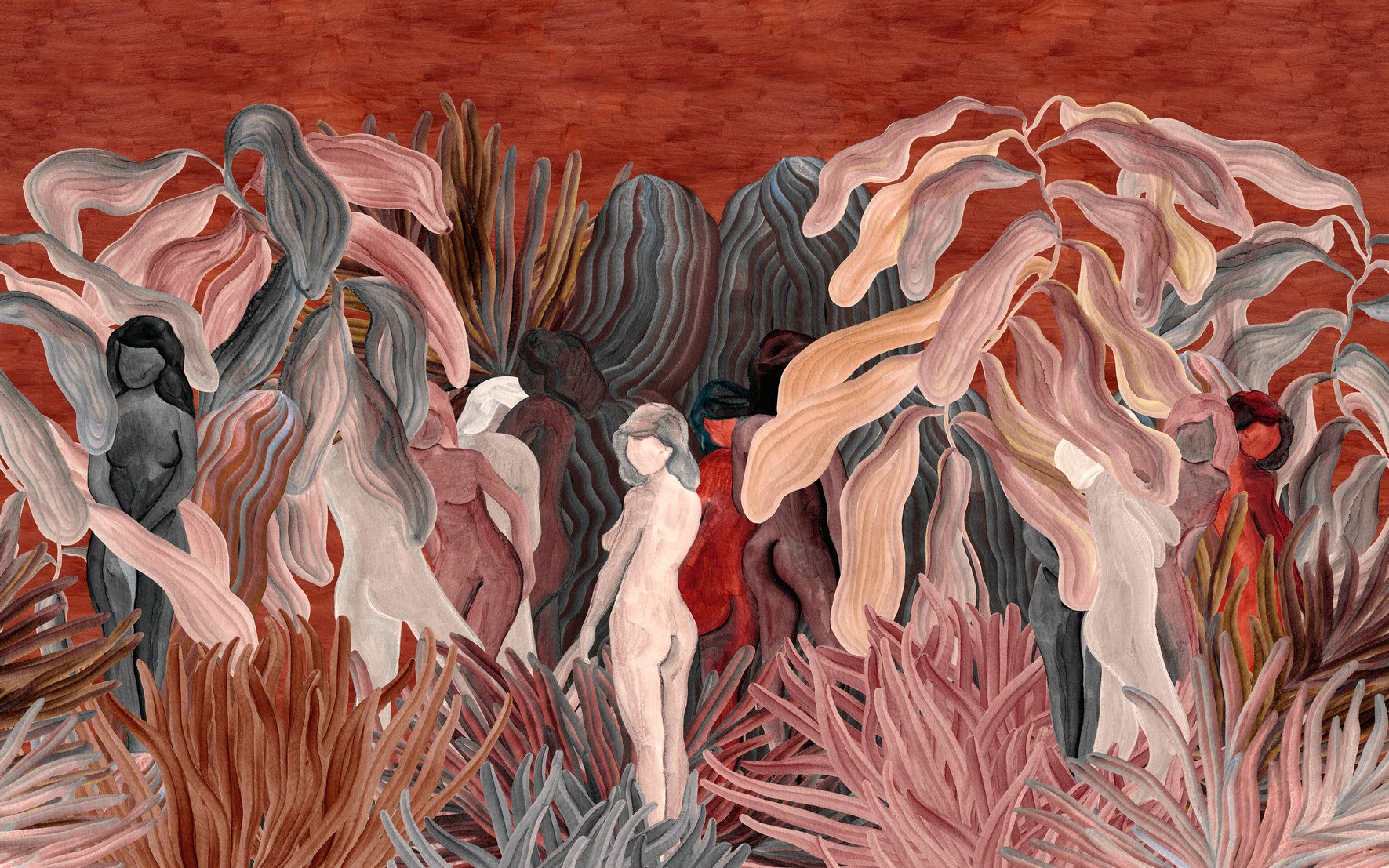 Papel Mural - Secret Silhouettes - 97720