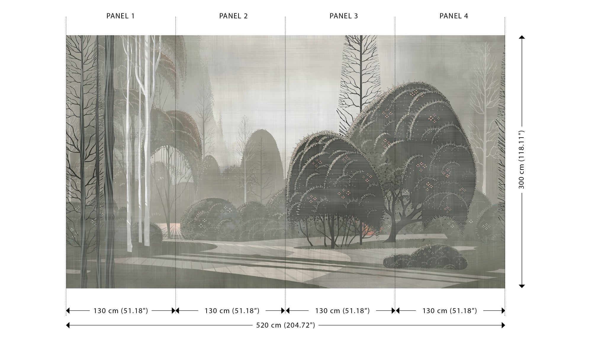 Papel Mural - Le Jardin Mystique - 97551