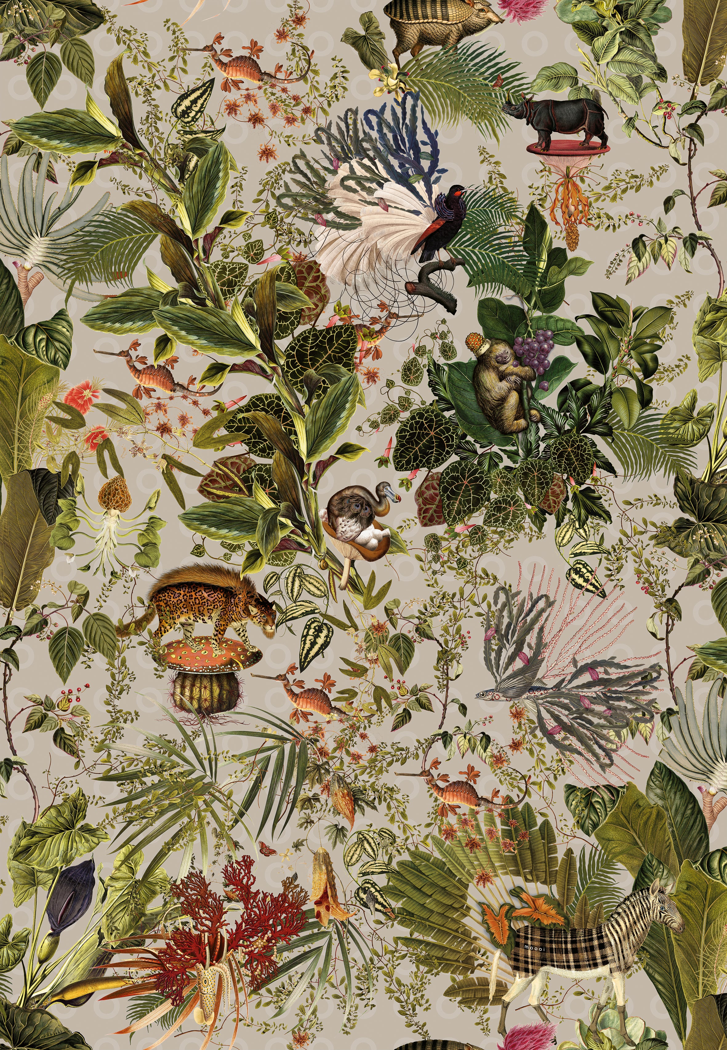 Papel Mural - Menagerie of Extinct - MO 2073