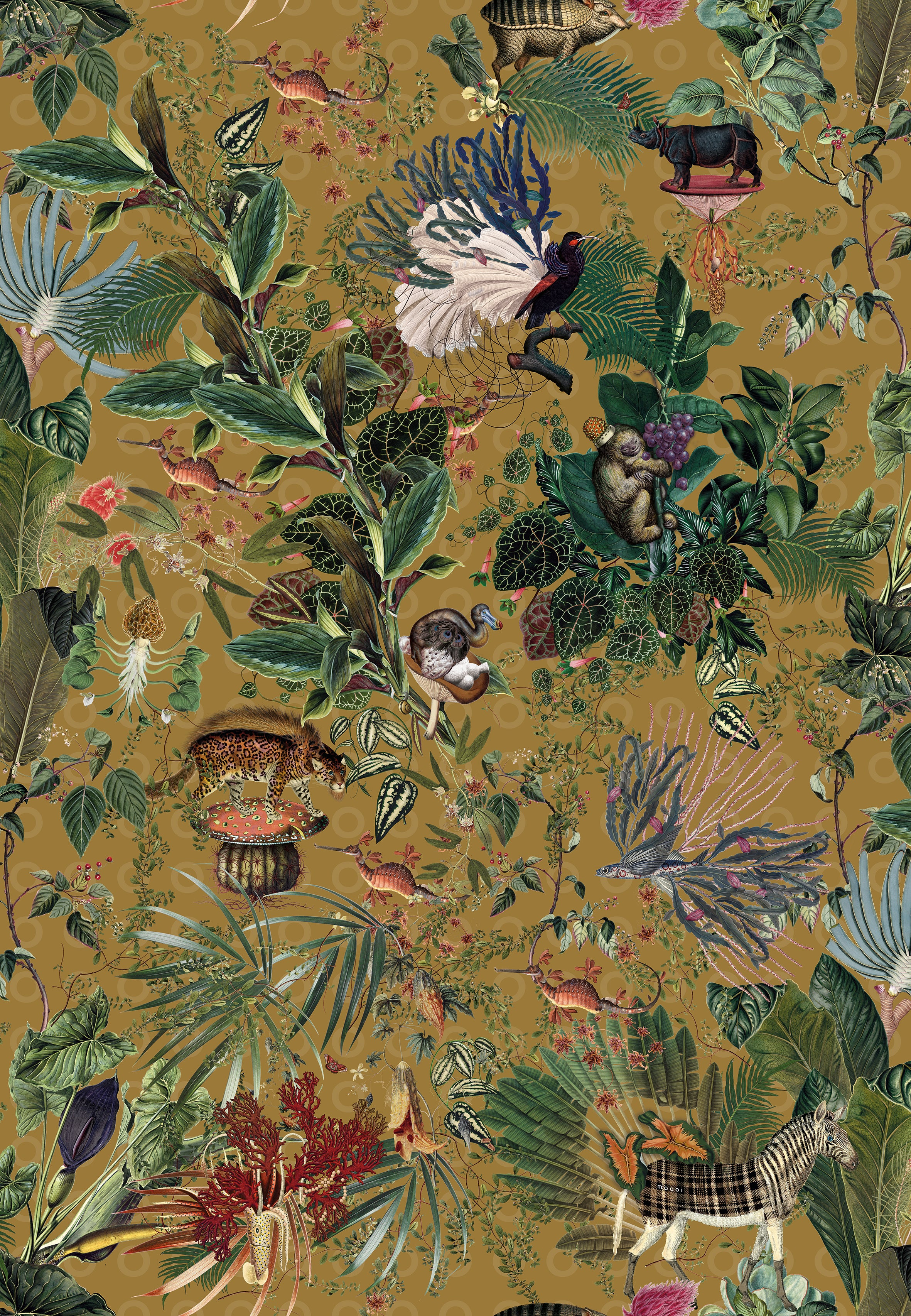Papel Mural - Menagerie of Extinct - MO 2074