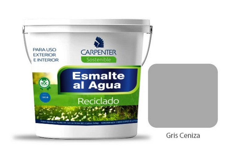 Pintura Reciclada Color Gris Ceniza (Galon)