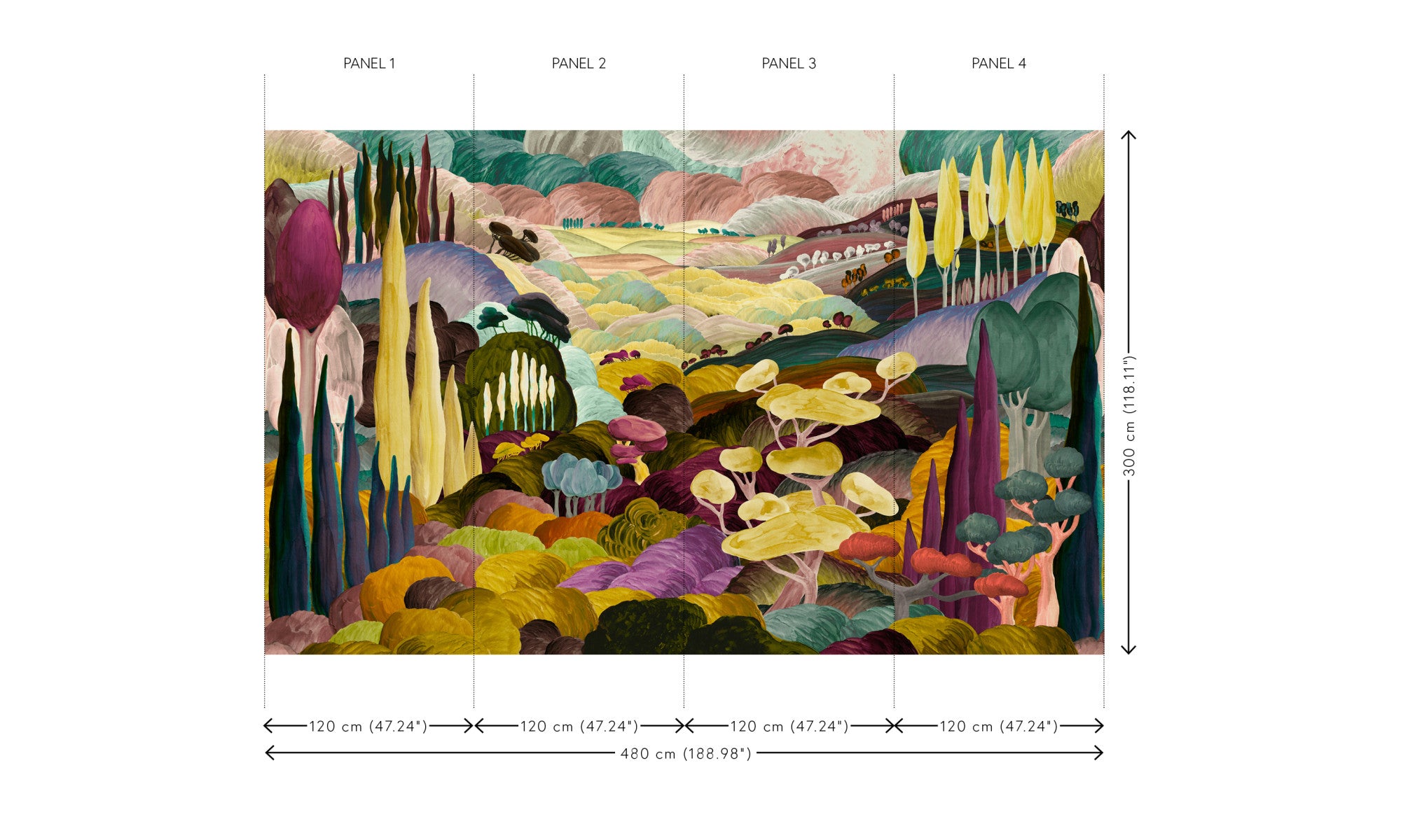 Papel Mural - Les Songes Toscans - 97520