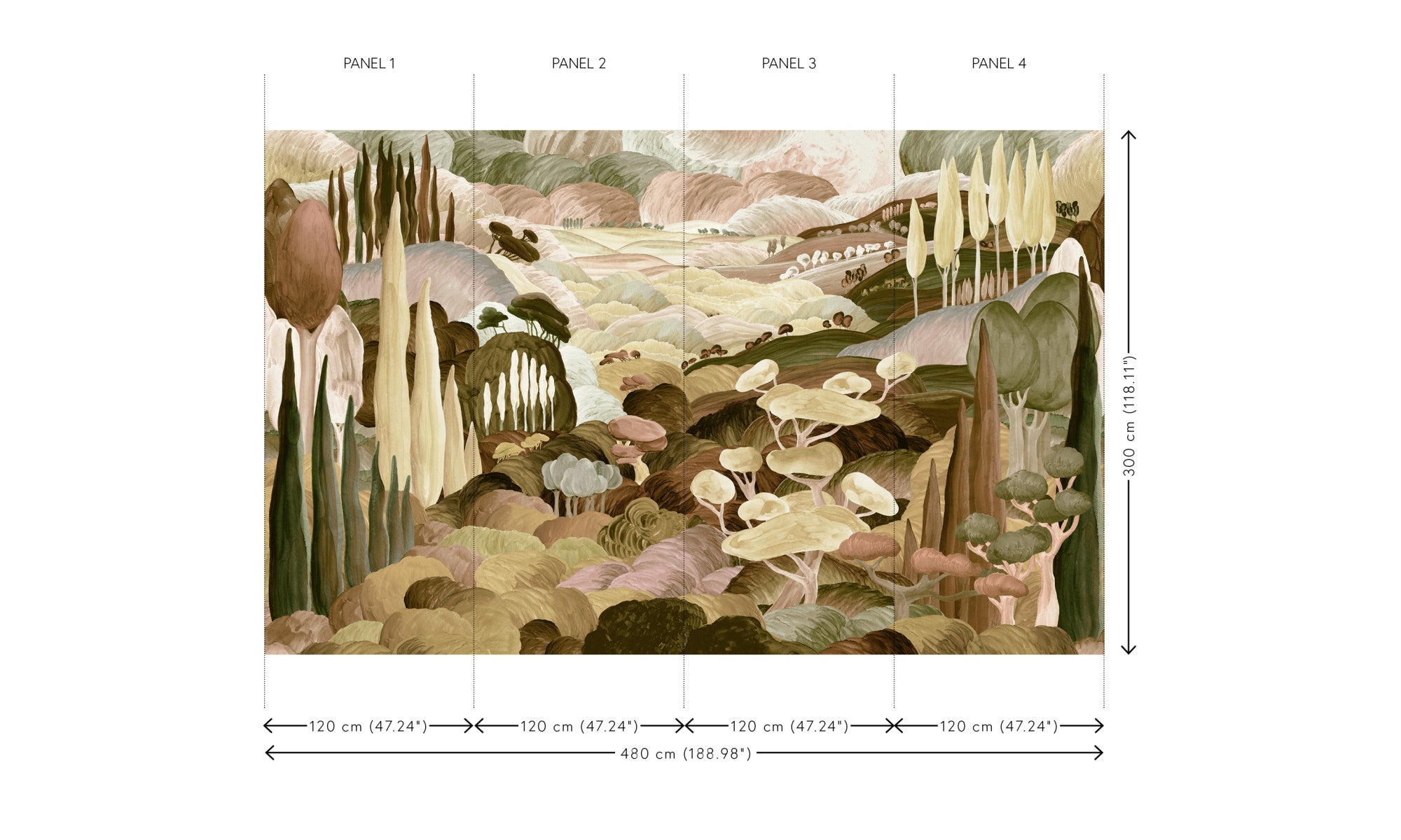 Papel Mural - Les Songes Toscans - 97521