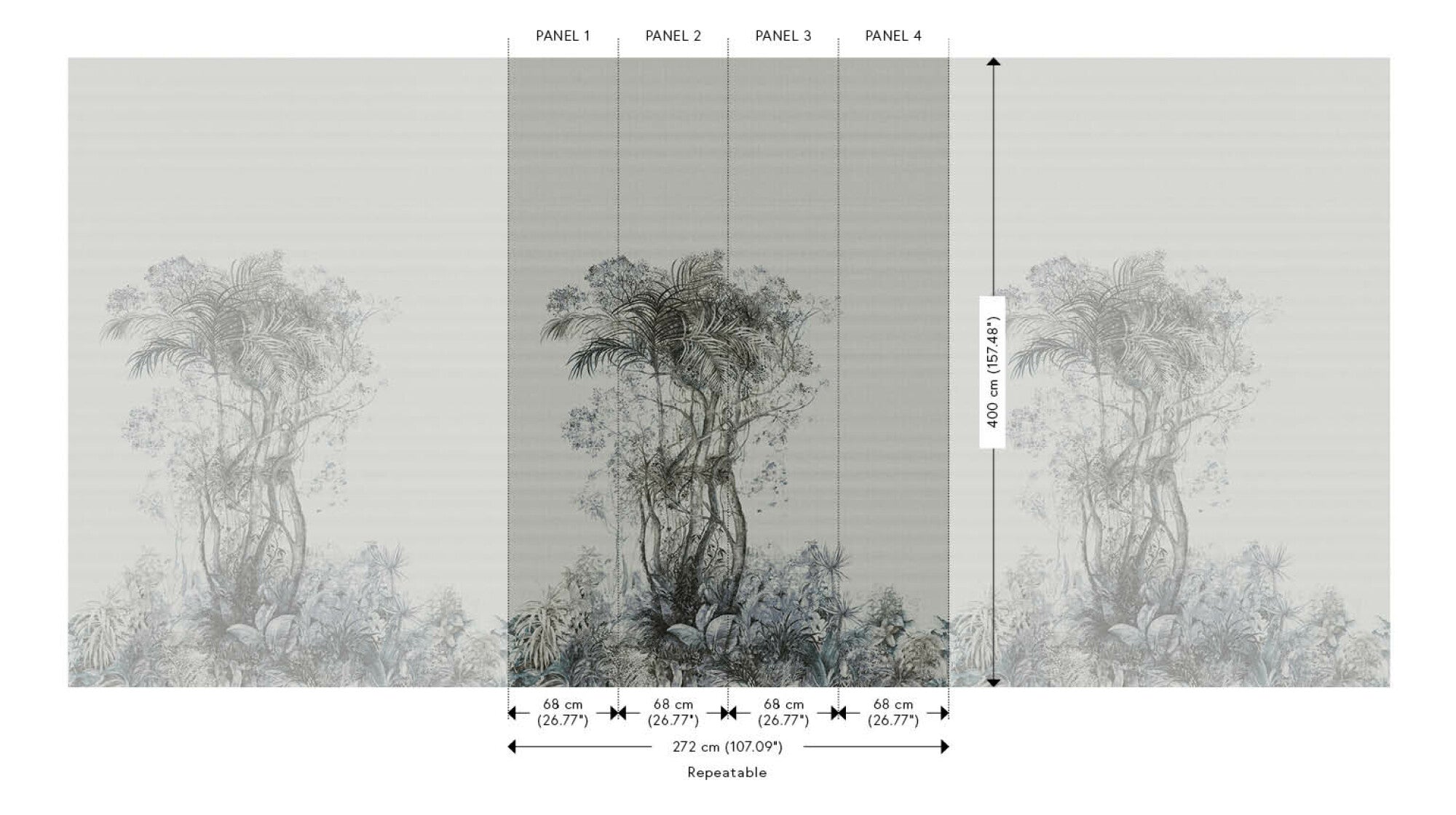 Papel Mural - Tropic - 75500
