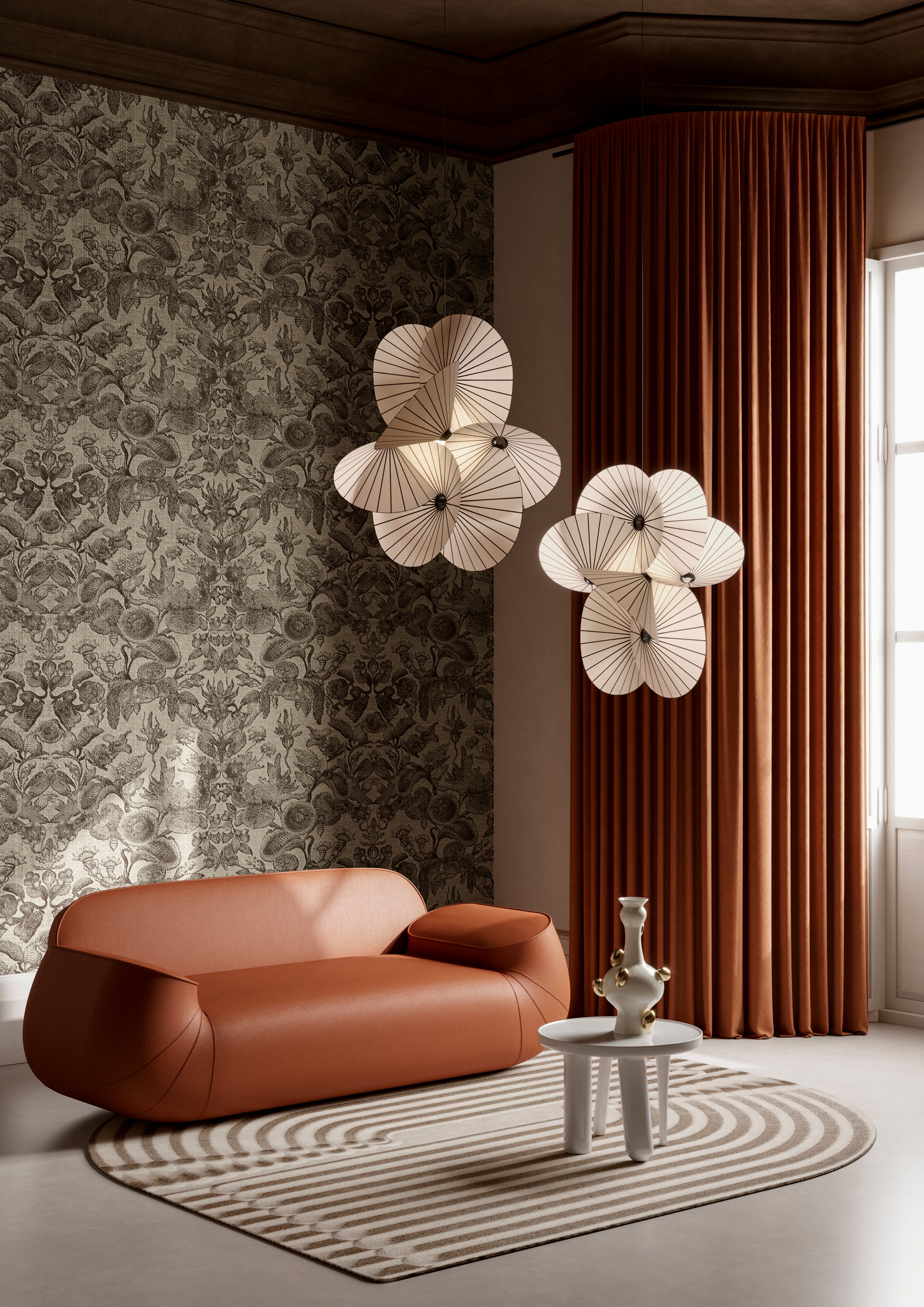 Papel Mural - Coccinella Bella Jacquard - MO5002