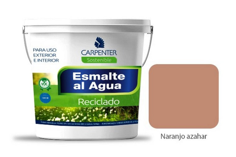 Pintura Reciclada Color Naranjo Azahar (Galon)