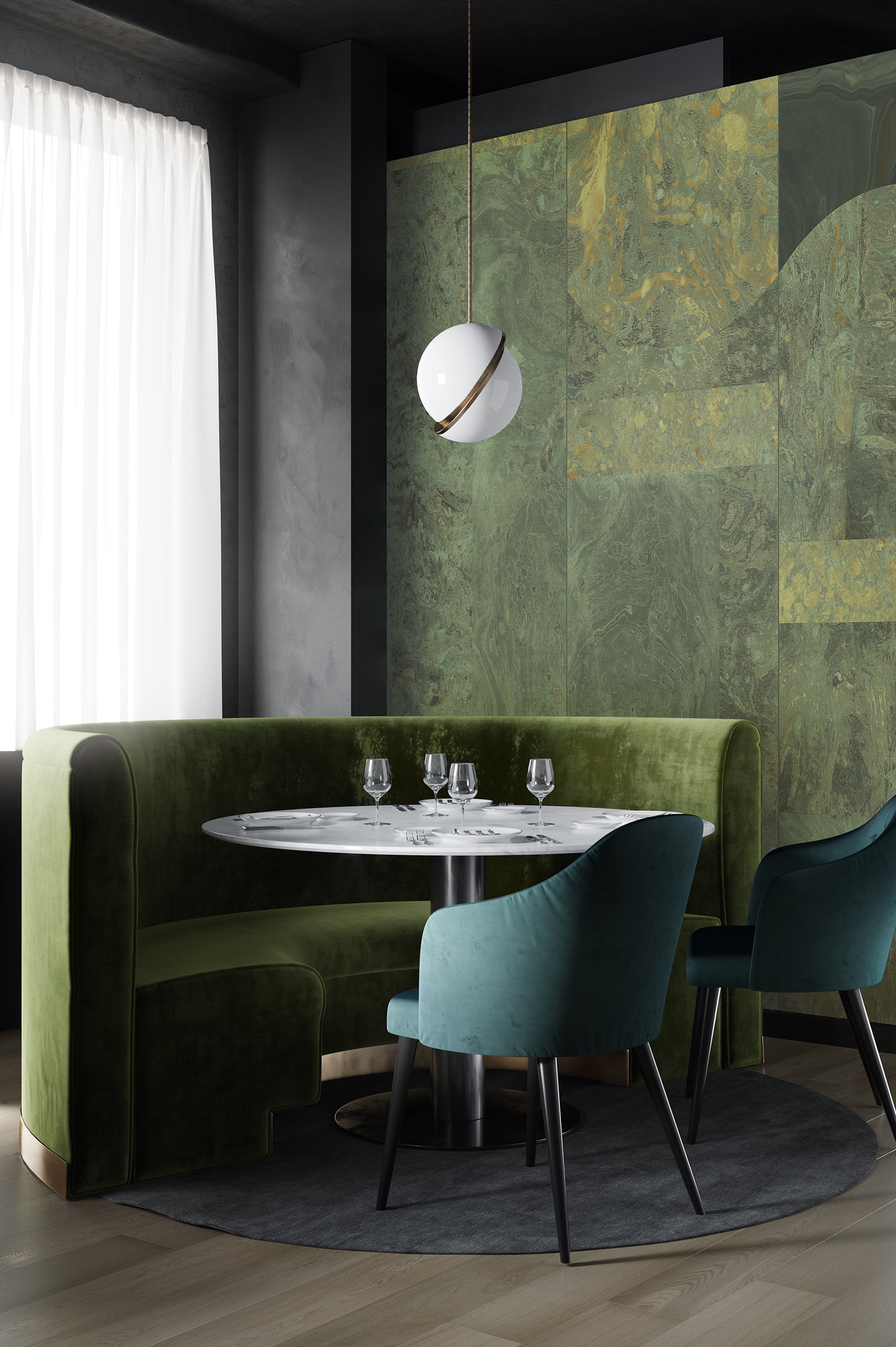 Papel Mural - Alicante Jade - DG3ALI103X