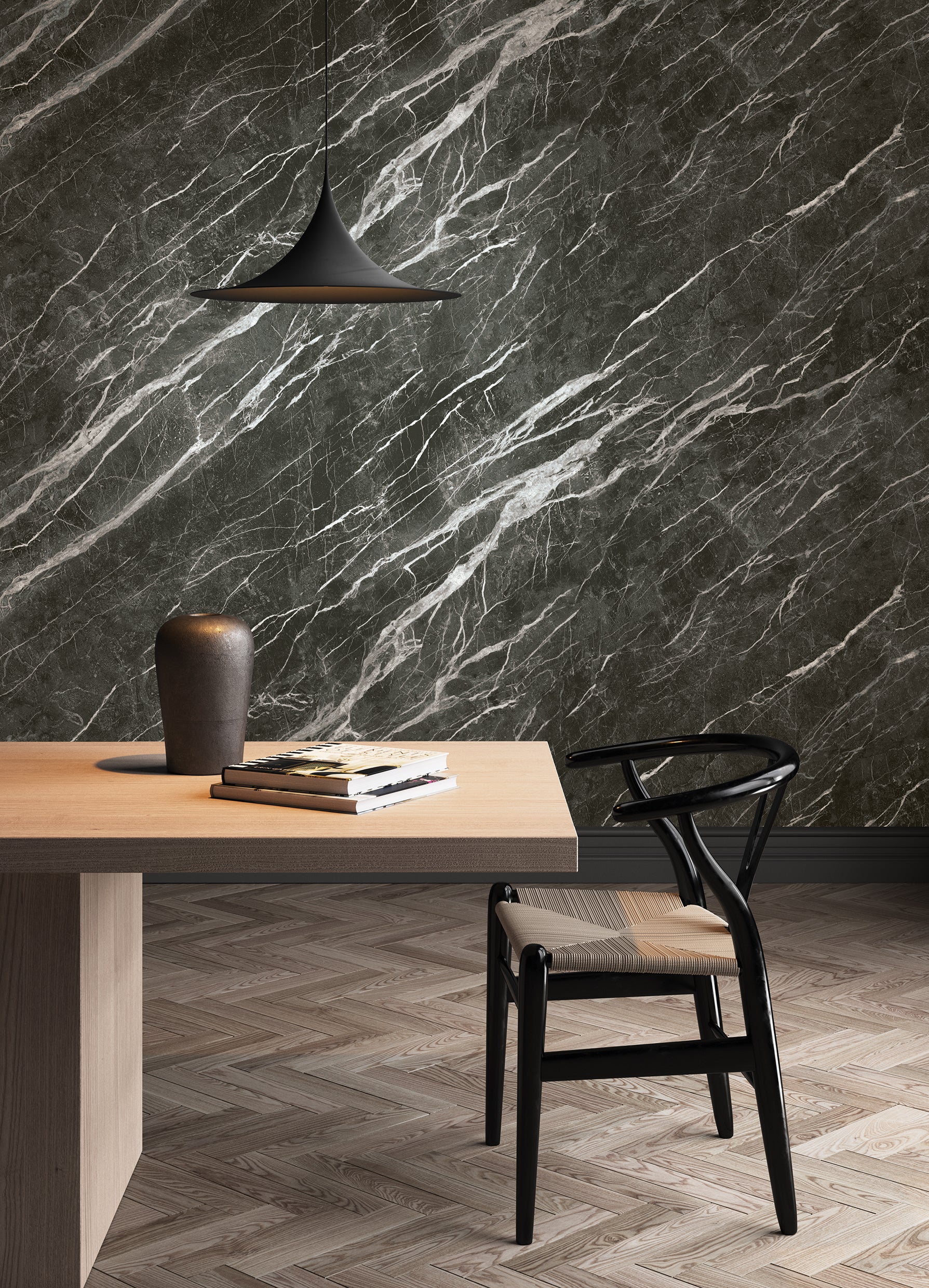 Papel Mural - Marcuina Black - DG3MAR105X