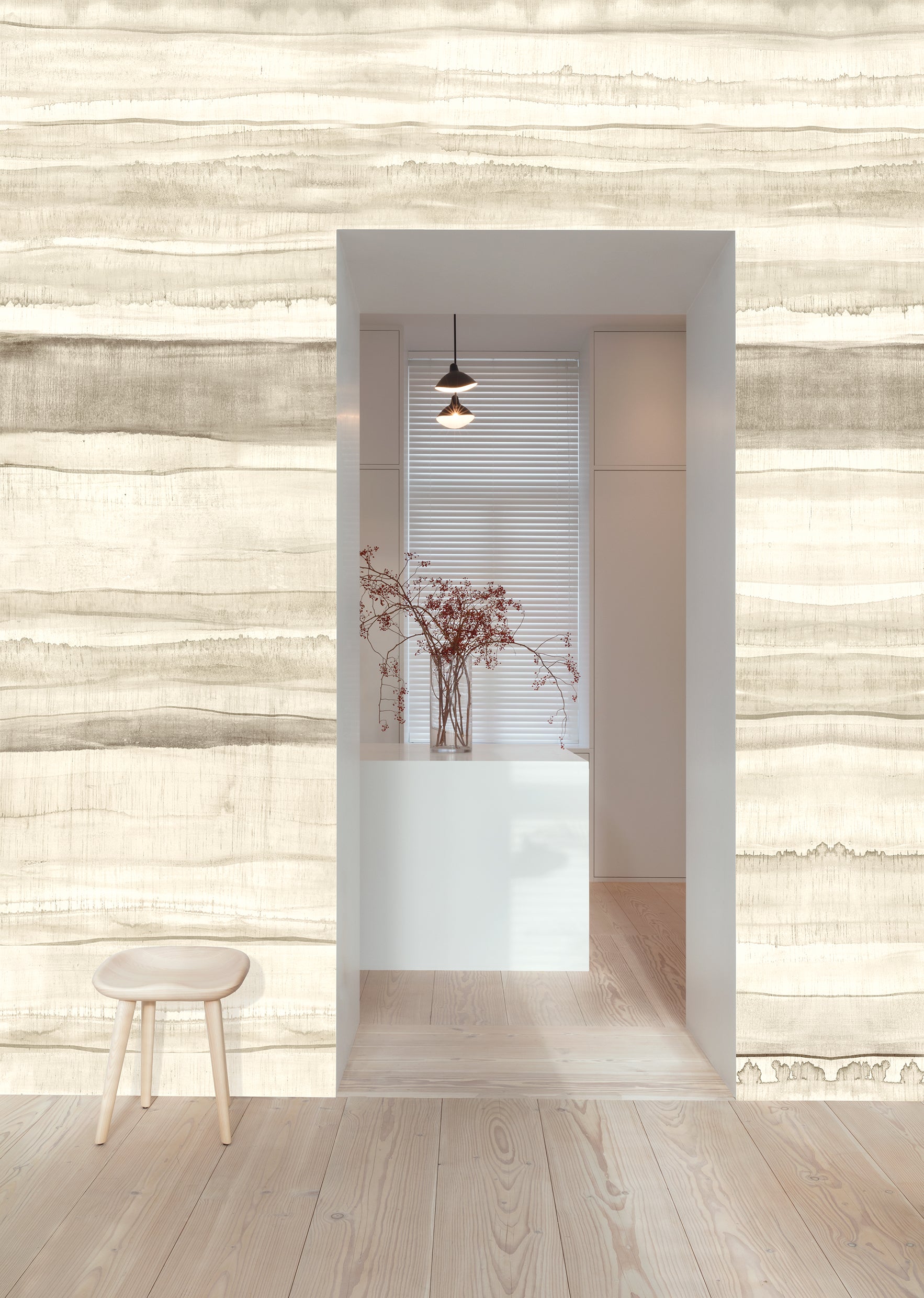 Papel Mural - Medite Silver - DG4MED102X