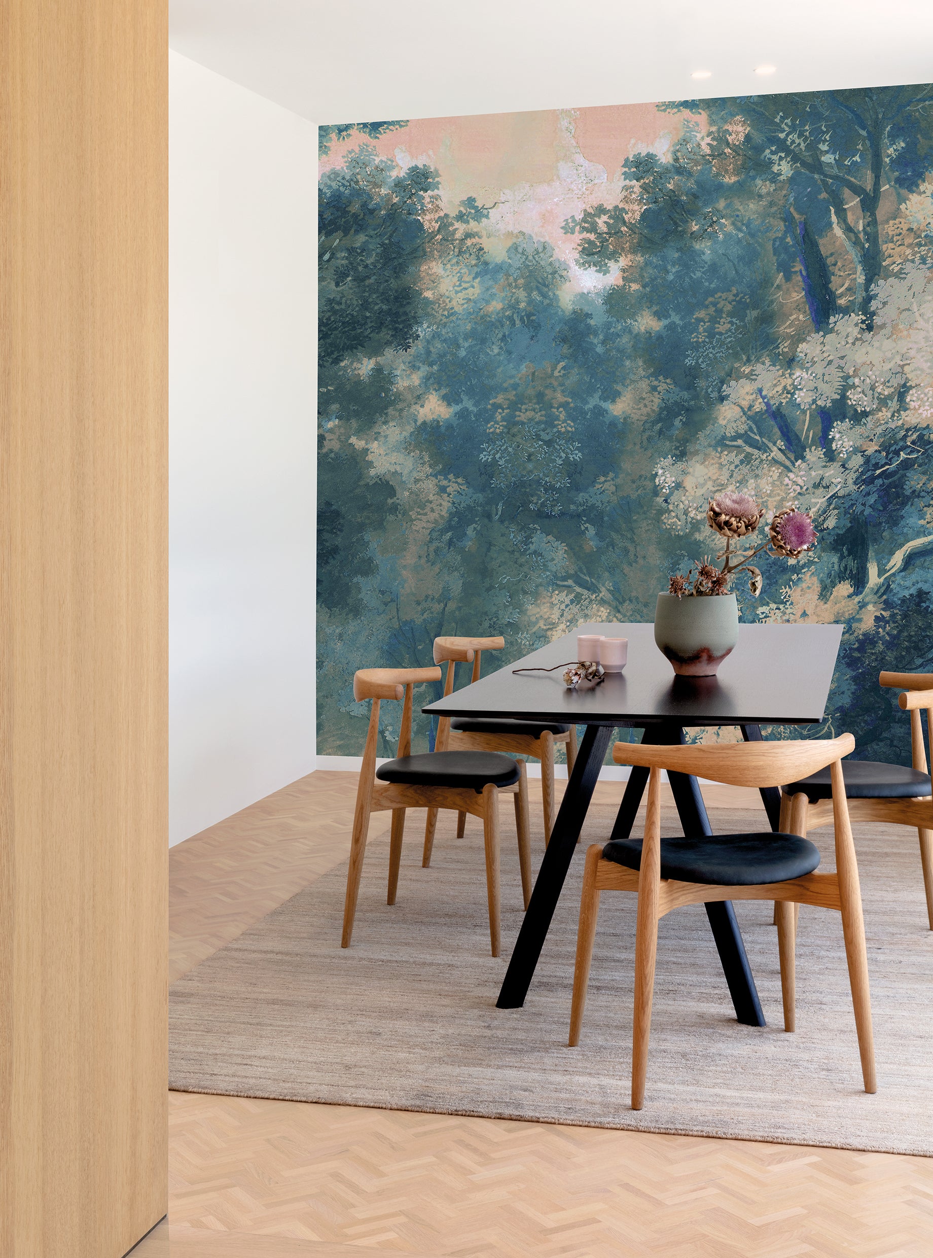 Papel Mural - Wood Blue - DG4WOO101X