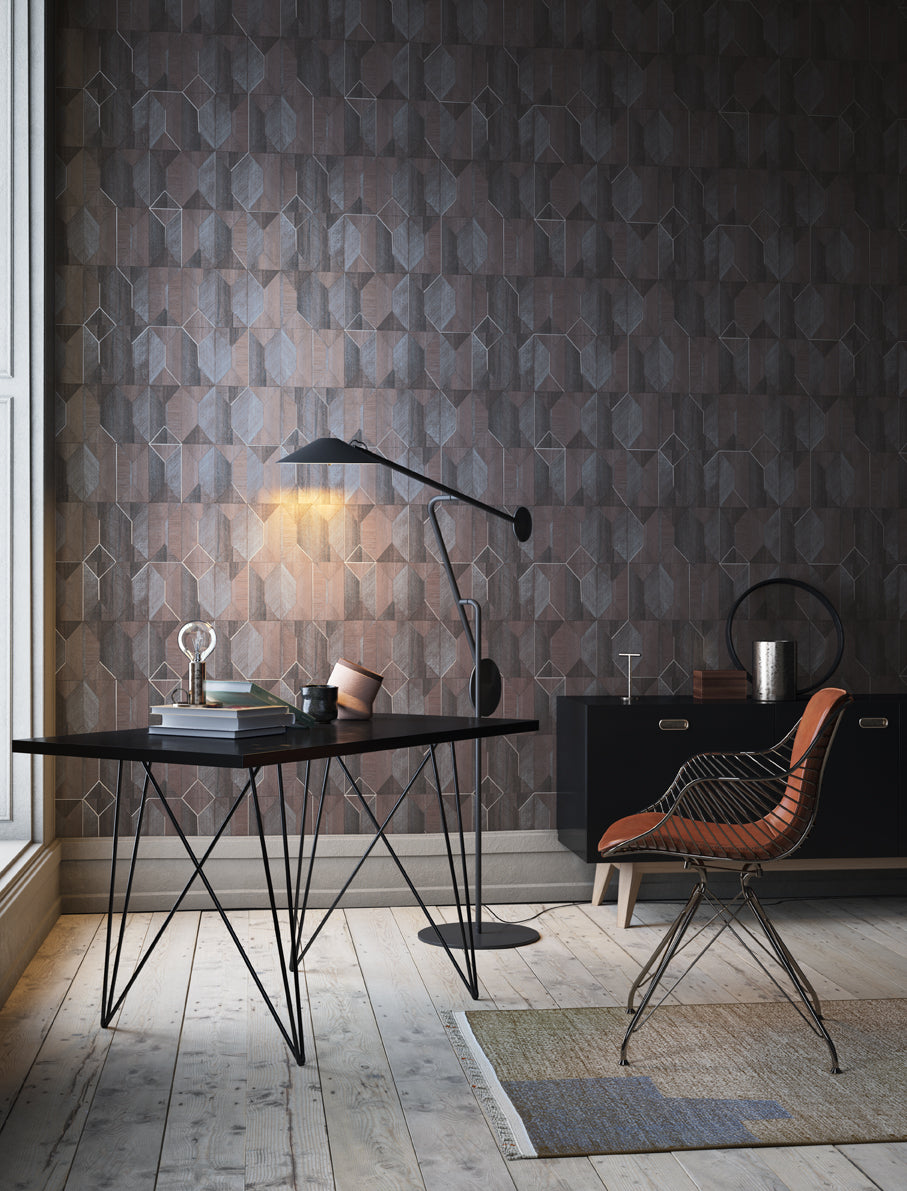 Papel Mural - Marquetry - PRI 002