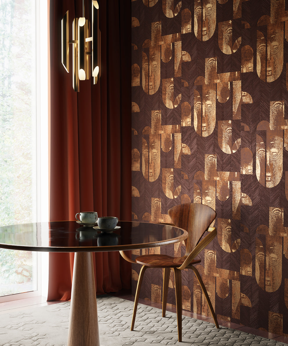 Papel Mural - Mask - TRI 302