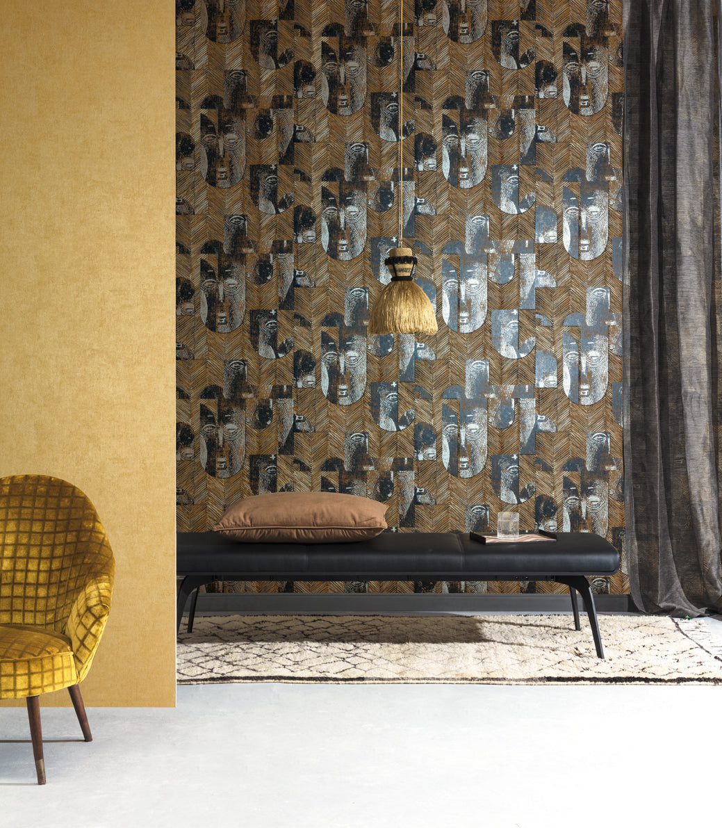 Papel Mural - Mask - TRI 305