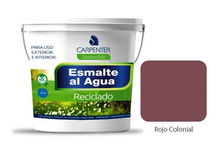 Pintura Reciclada Color Rojo Colonial (Galon)