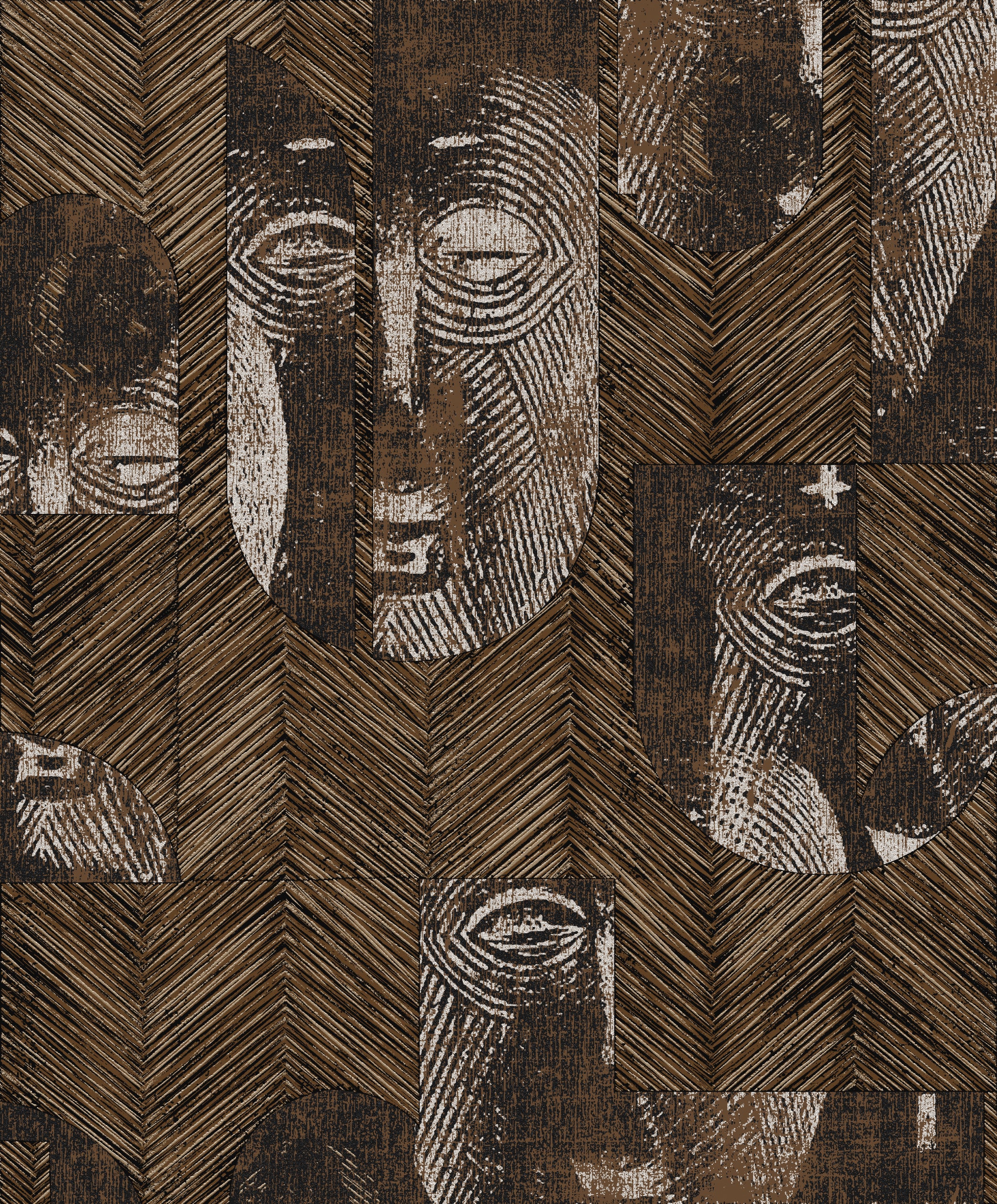 Papel Mural - Mask - TRI 305