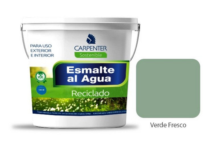 Pintura Reciclada Color Verde Fresco (Galon)