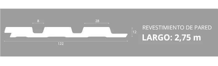 Wall Panel Slim Blanco Mate