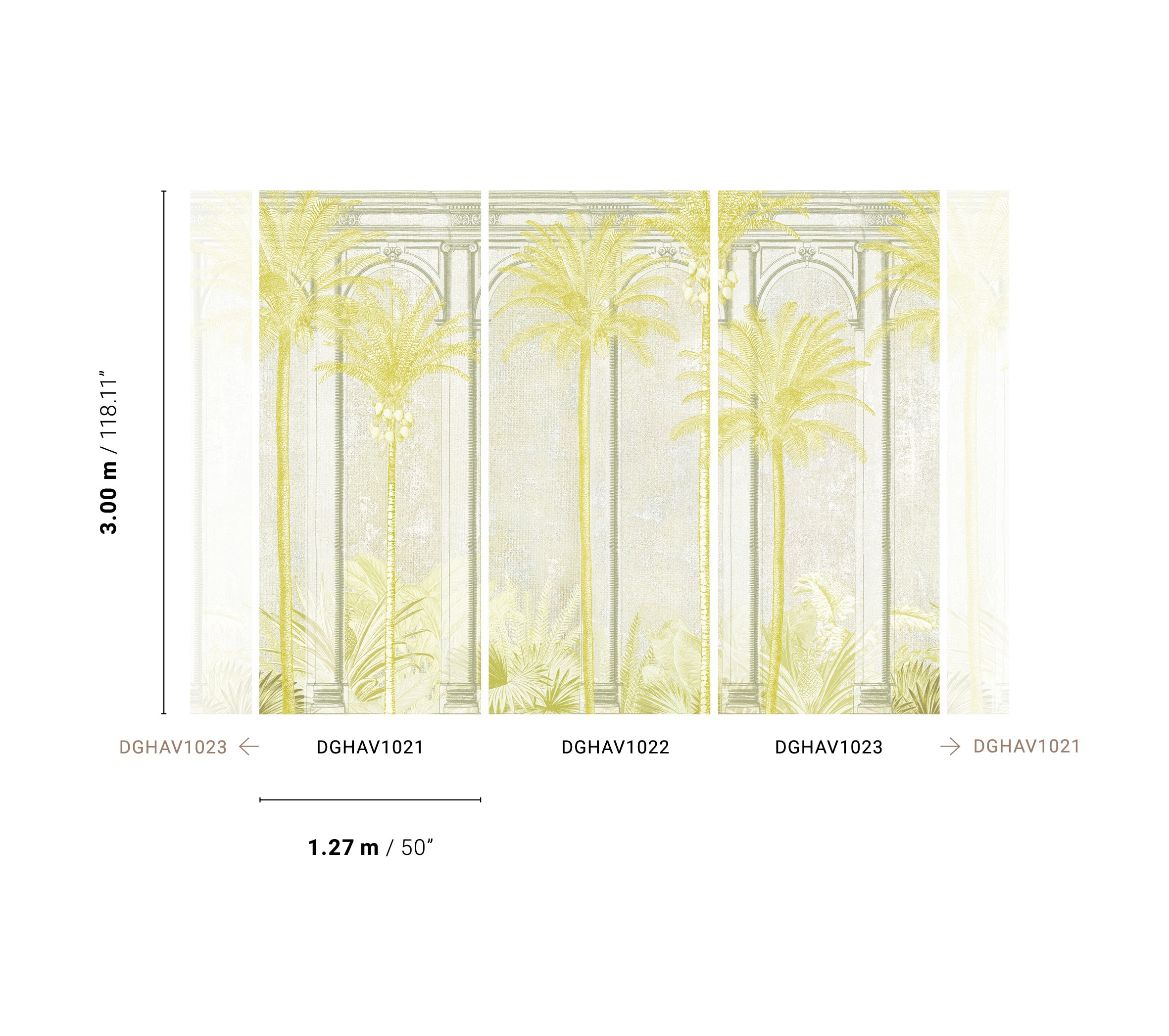 Papel Mural - Habana - DGHAV 102X