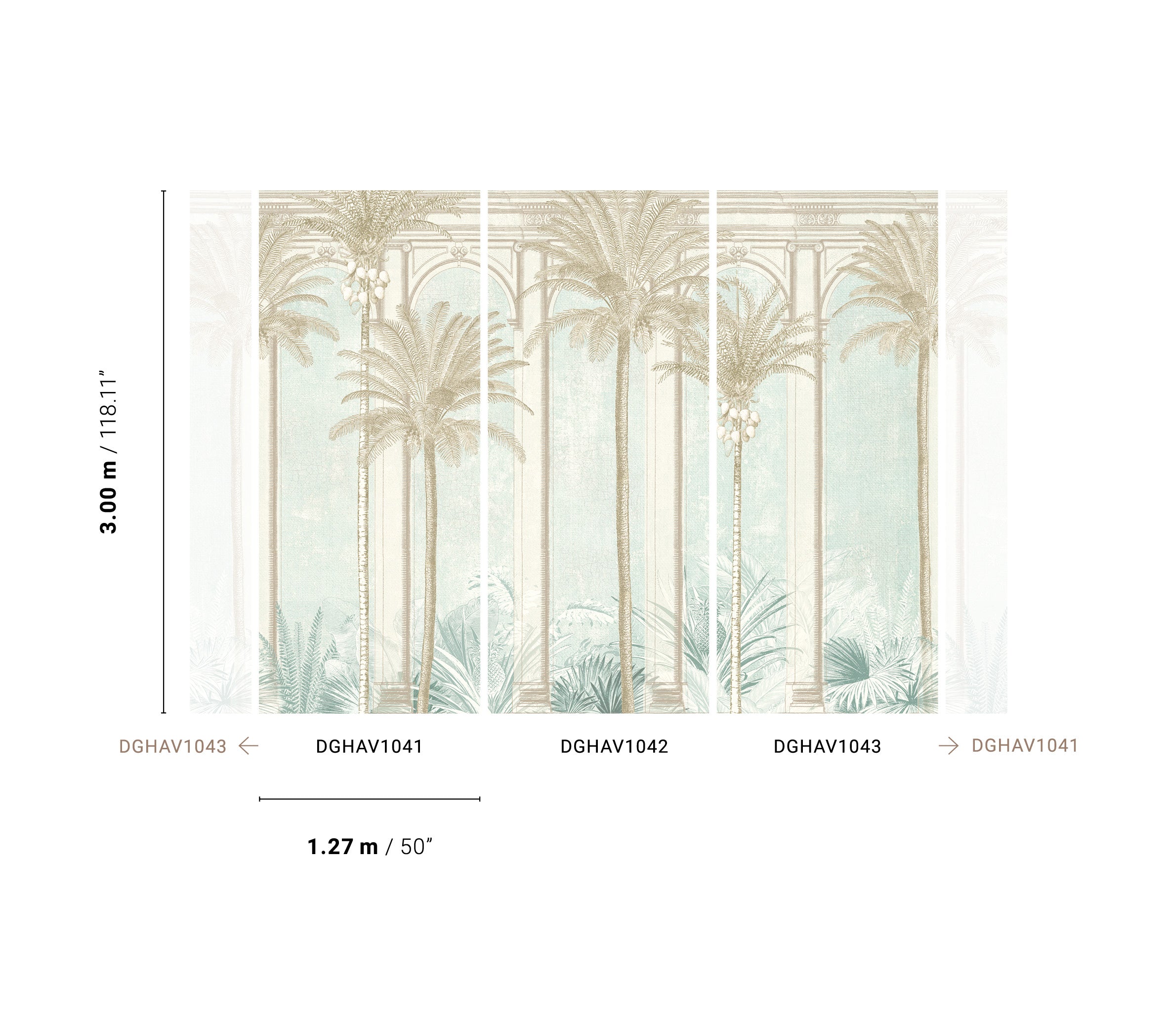 Papel Mural - Habana - DGHAV 104X