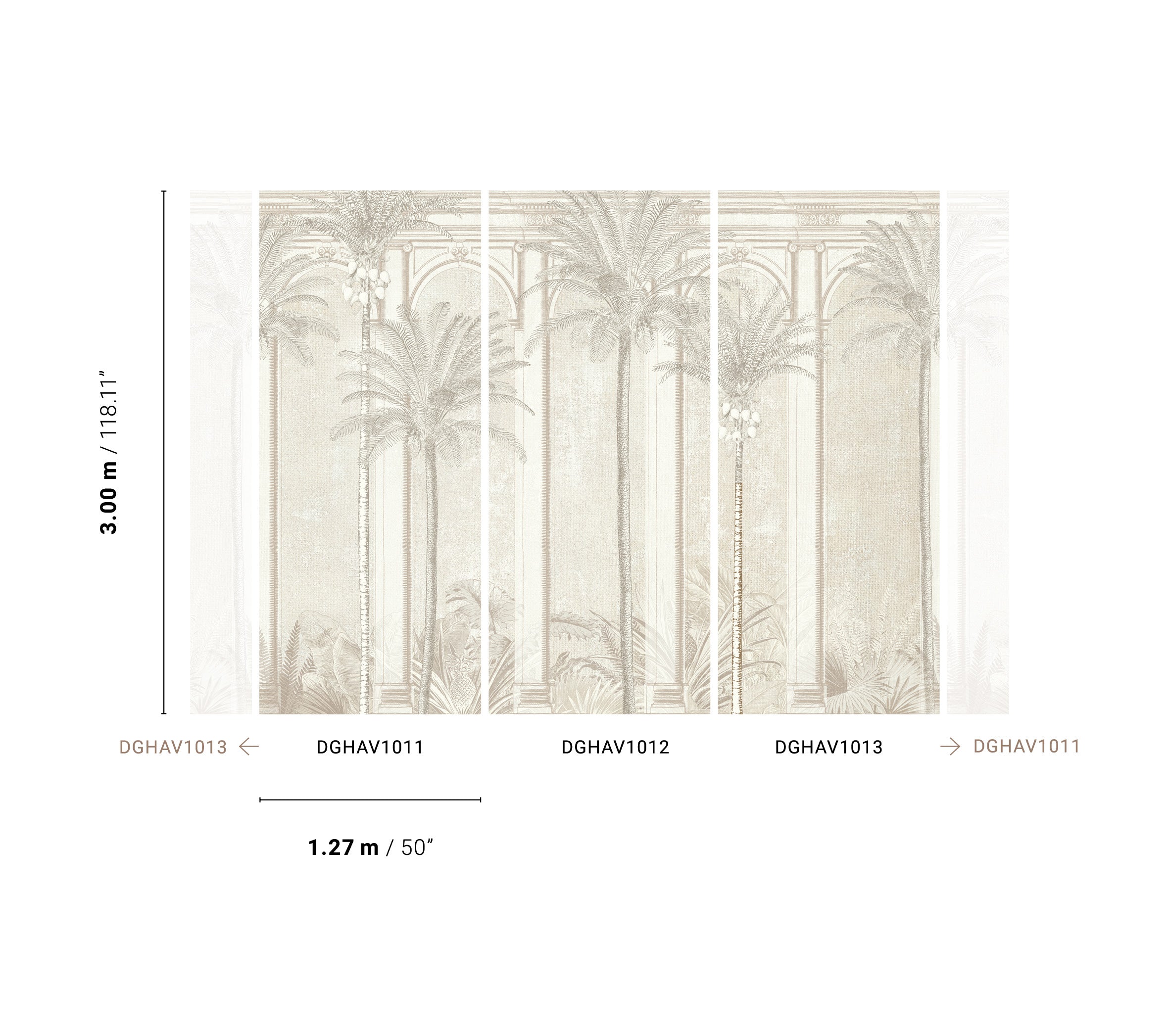 Papel Mural - Habana - DGHAV 101X