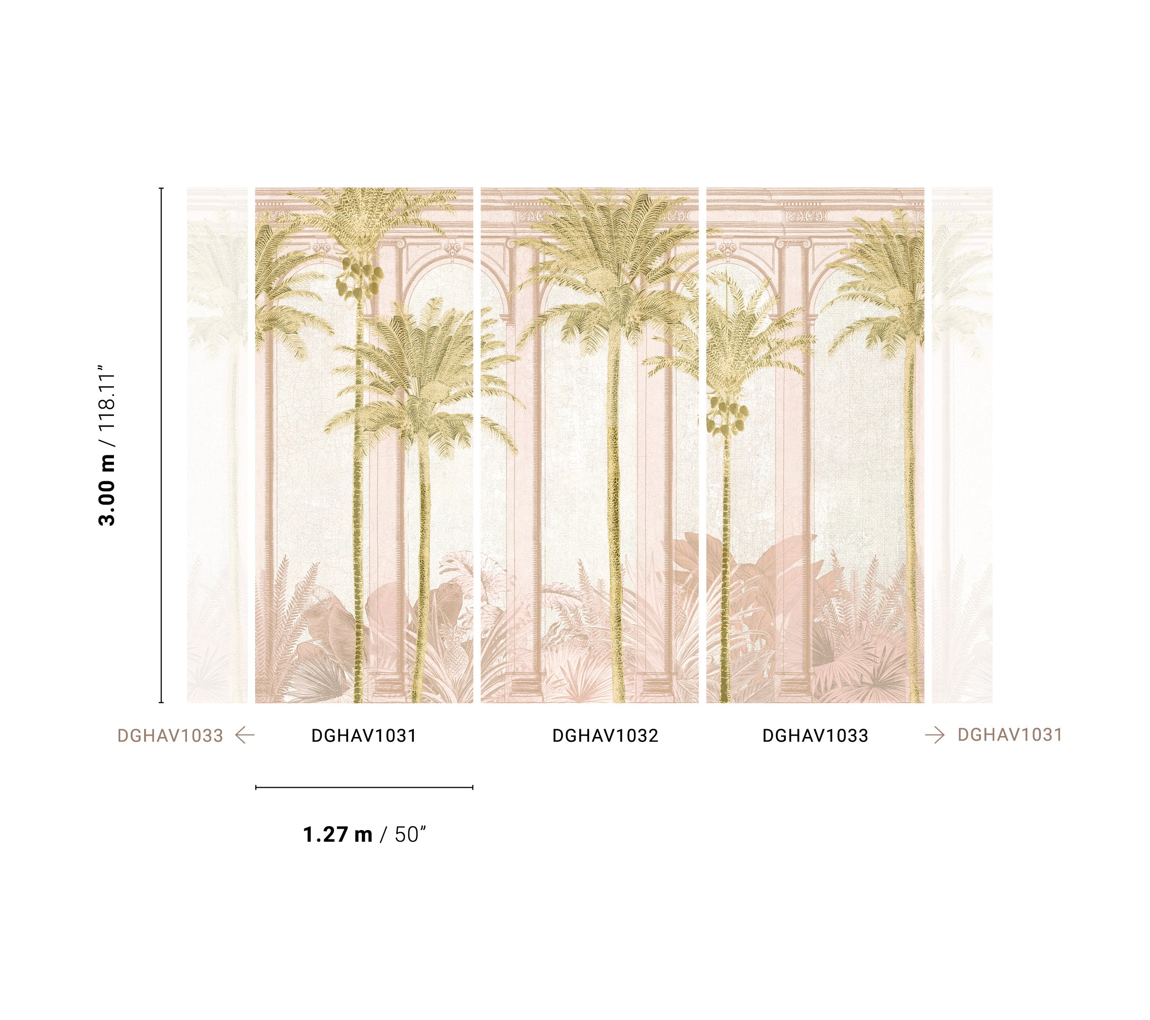 Papel Mural - Habana - DGHAV 103X