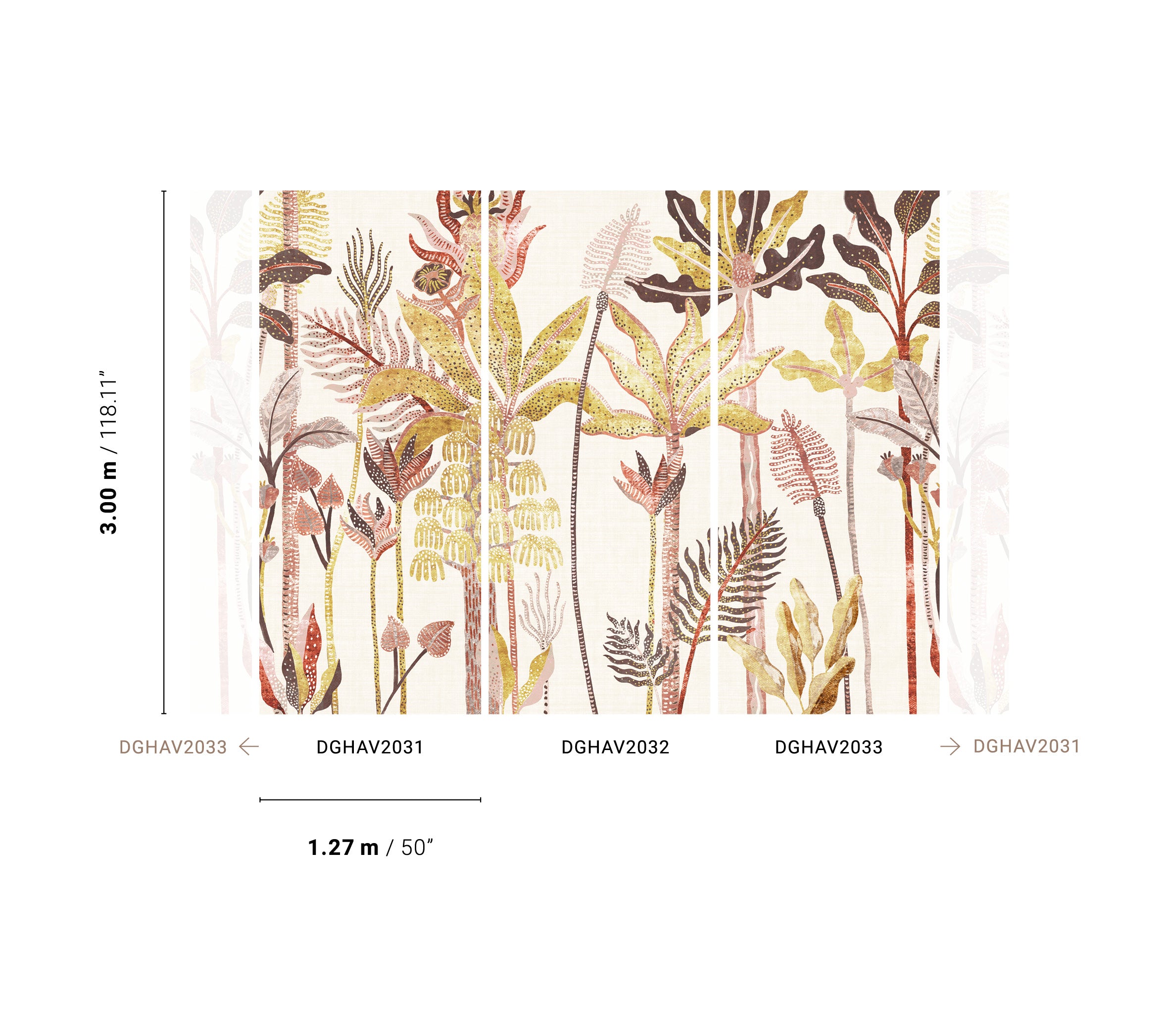 Papel Mural - Parque - DGHAV 203X