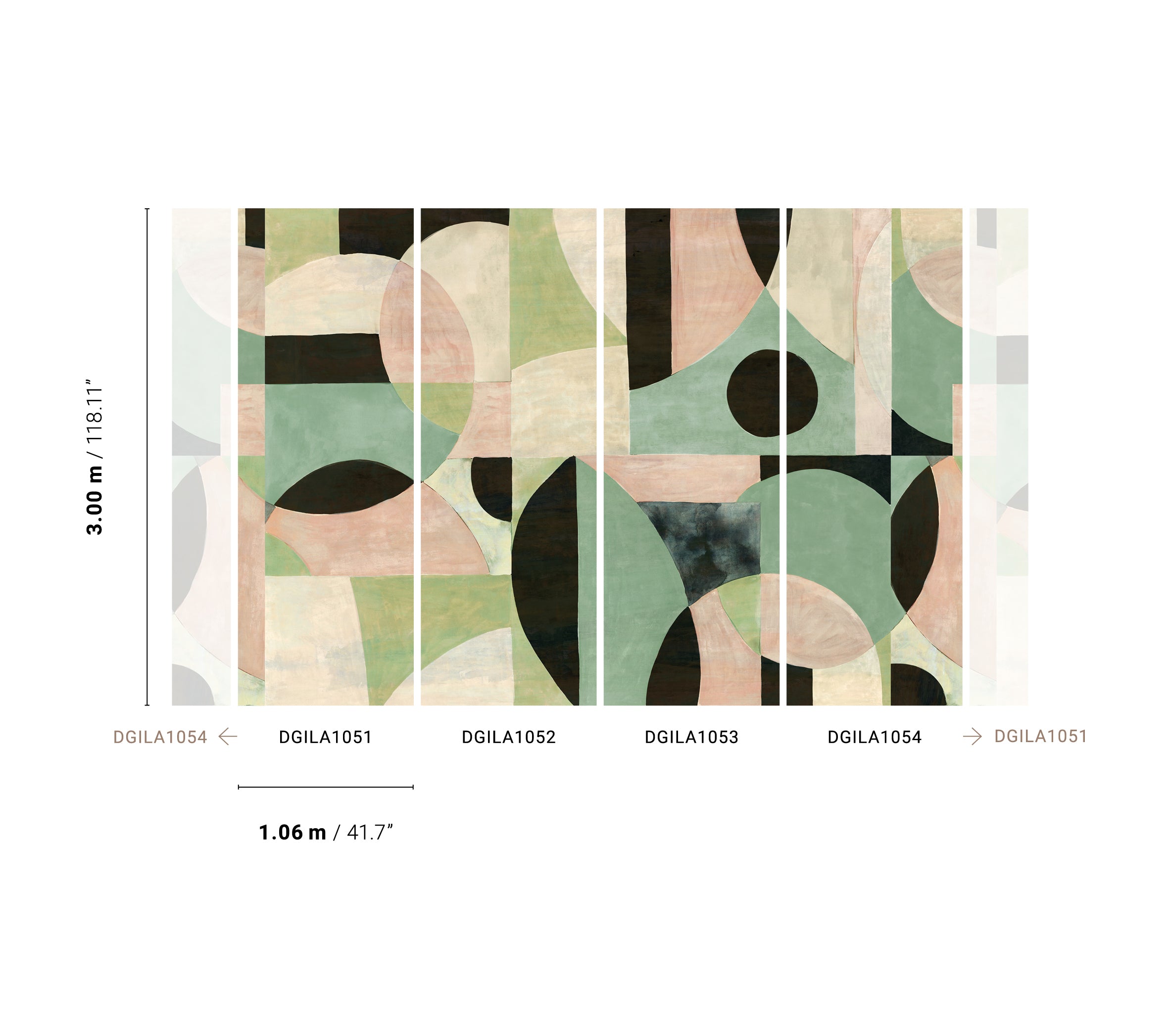 Papel Mural - Patina - DGILA 105